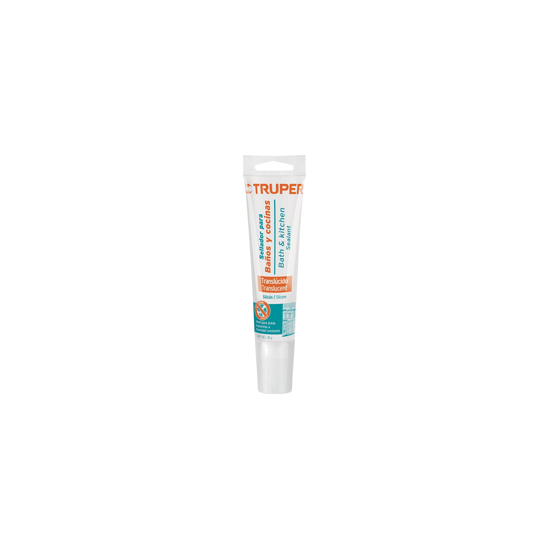 Sellador translúcido para baños y cocinas, 85 g, Truper