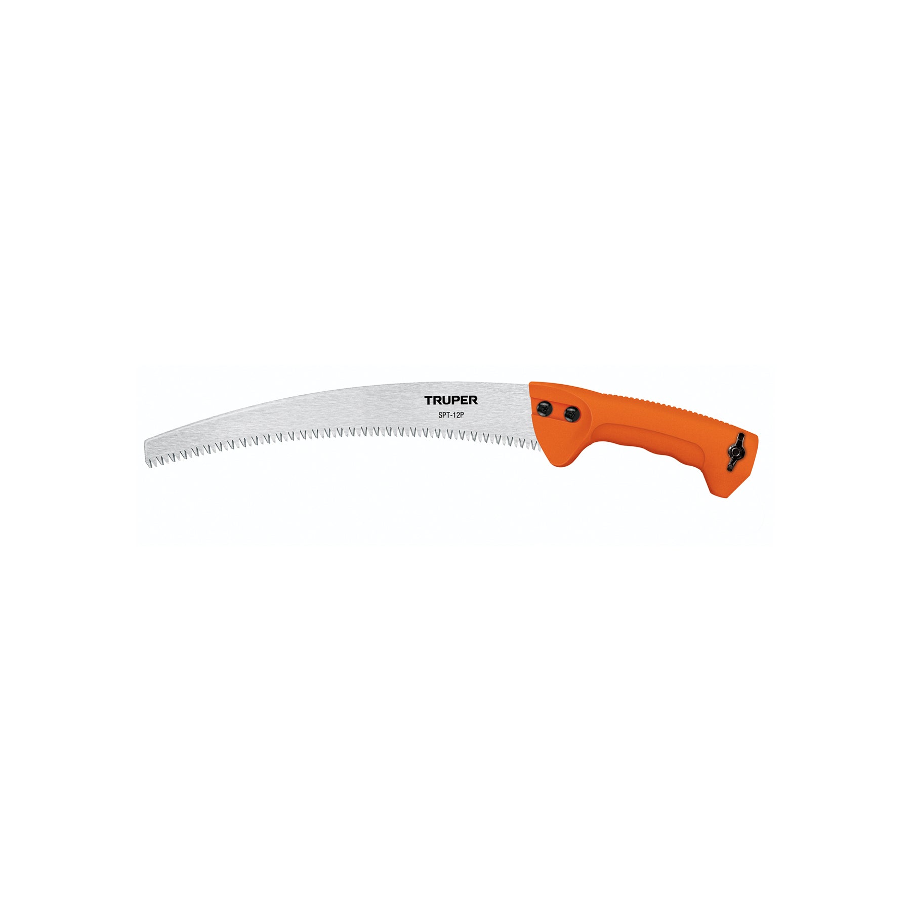 Serrucho de poda 12",hoja curva,6 DPP,mango plástico, Truper