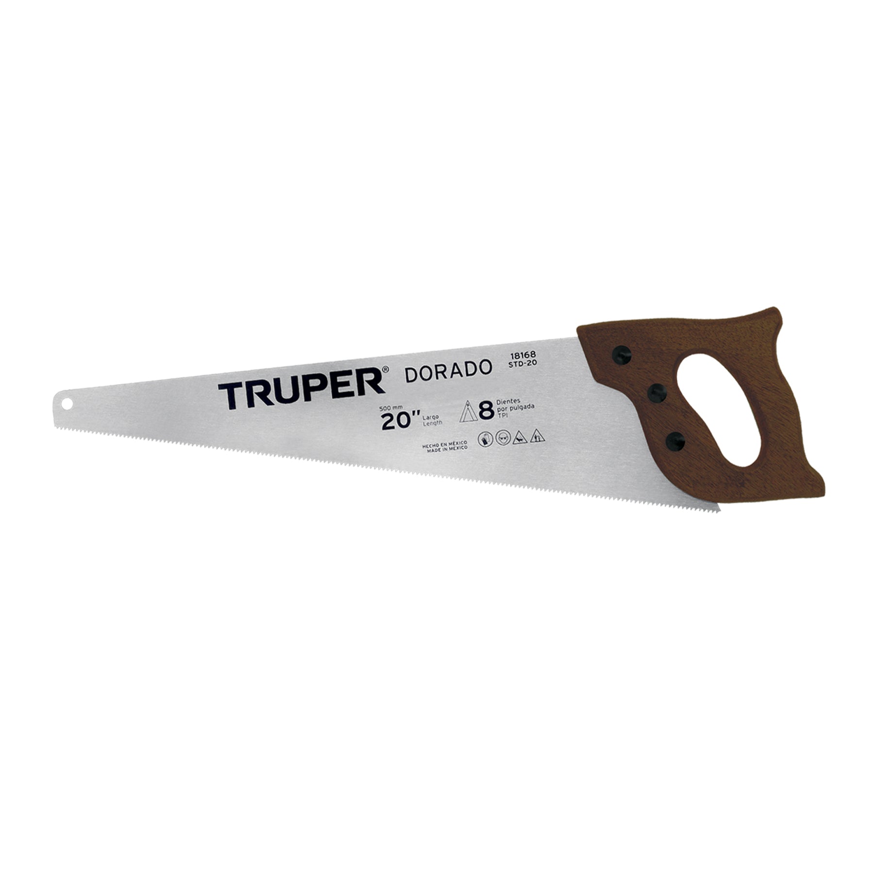 Serrucho 20" Dorado, 8 DPP, Truper