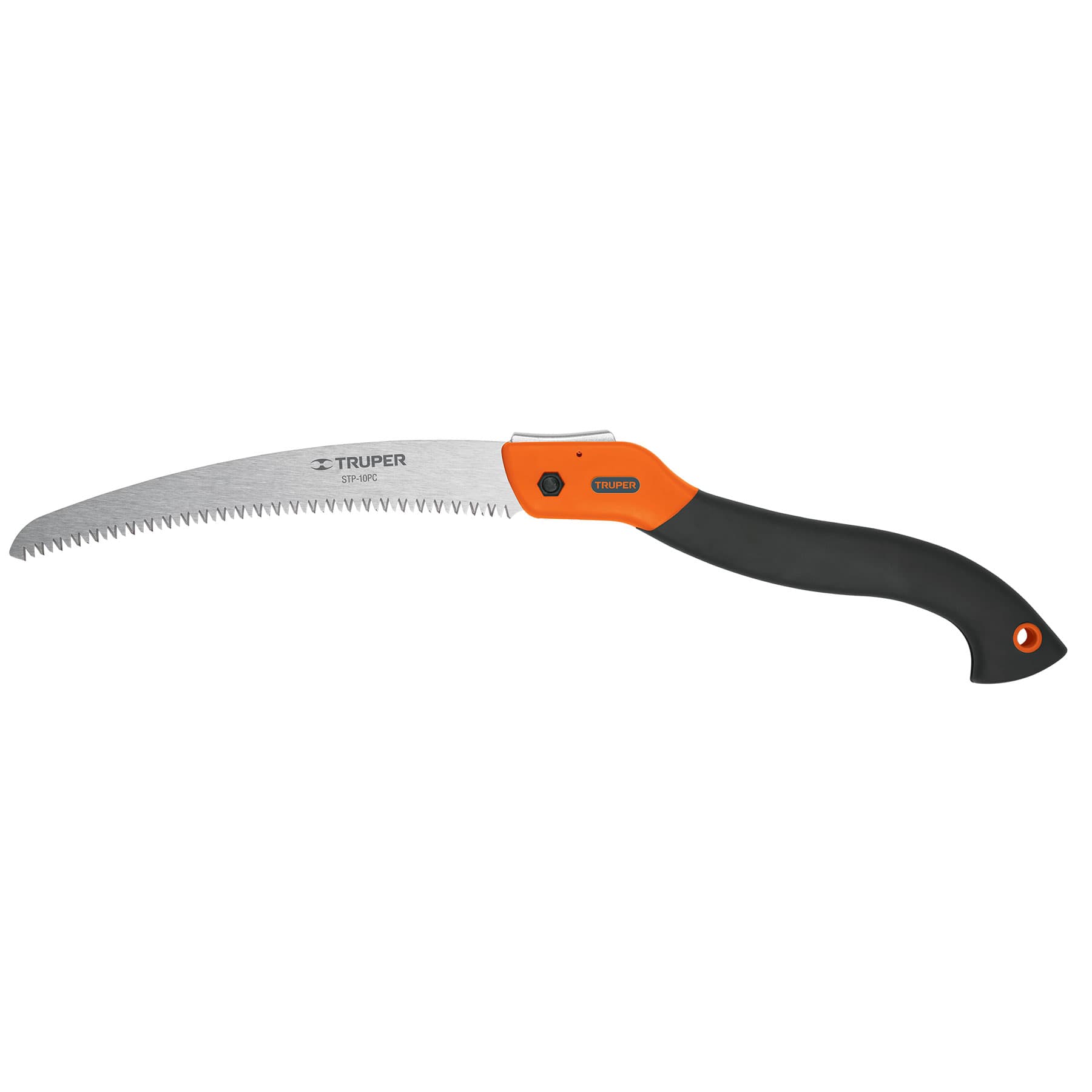 Serrucho plegable 10" hoja curva 5 DPP mango plástico, Truper