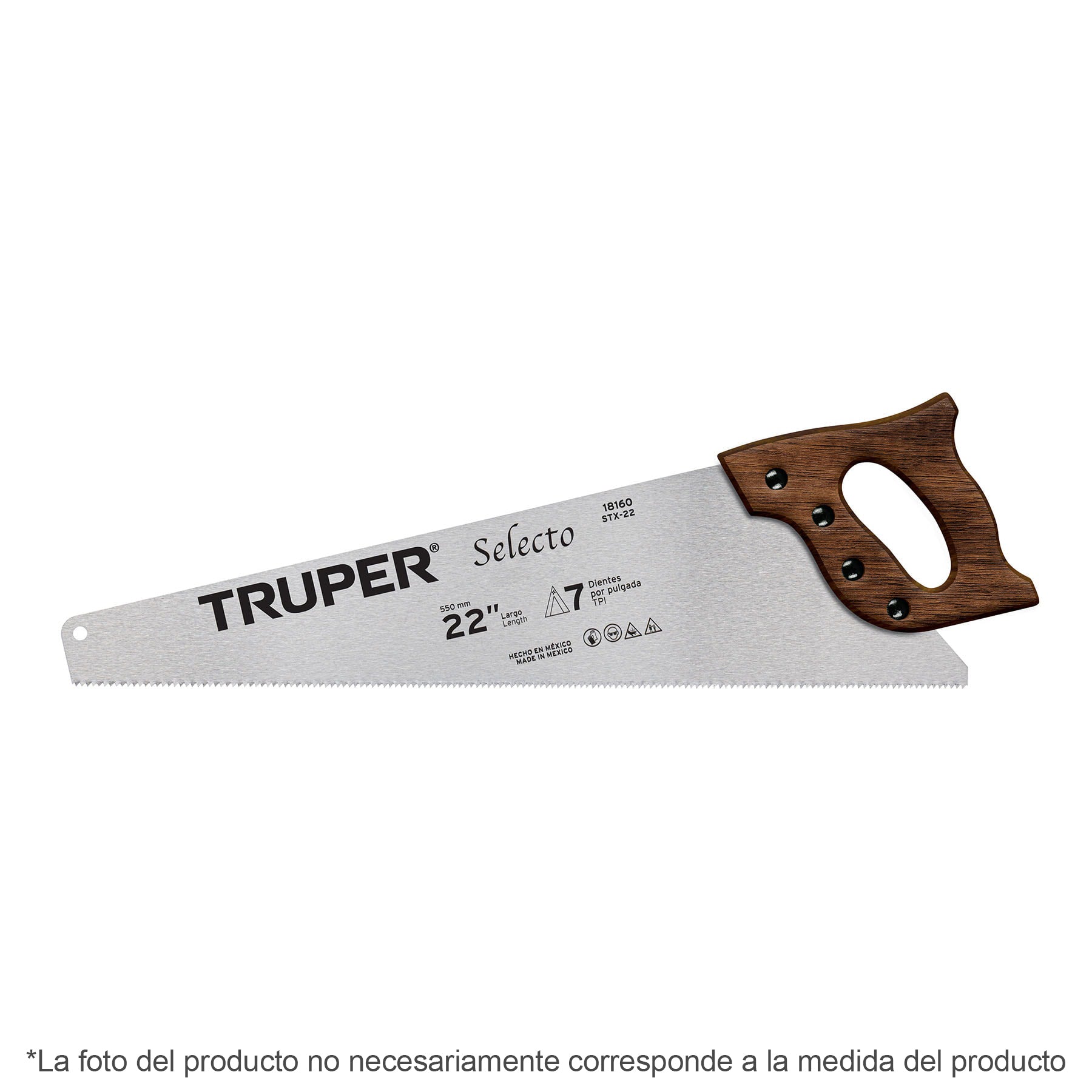 Serrucho 26" Selecto, 6 DPP, Truper