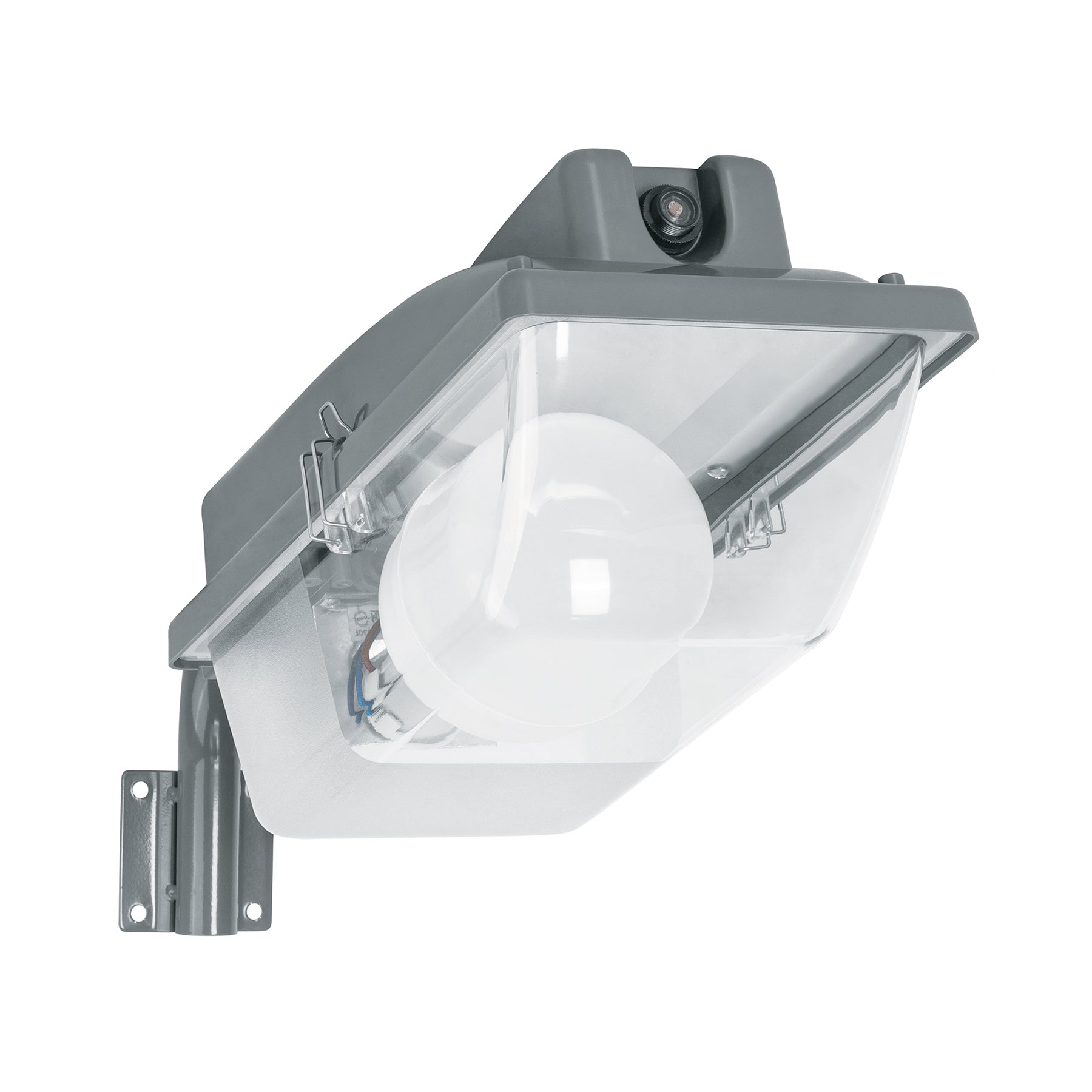 Luminario suburbano ABS con foco LED 30W 6500K sensor de luz, Volteck, SUB-830F, 46290