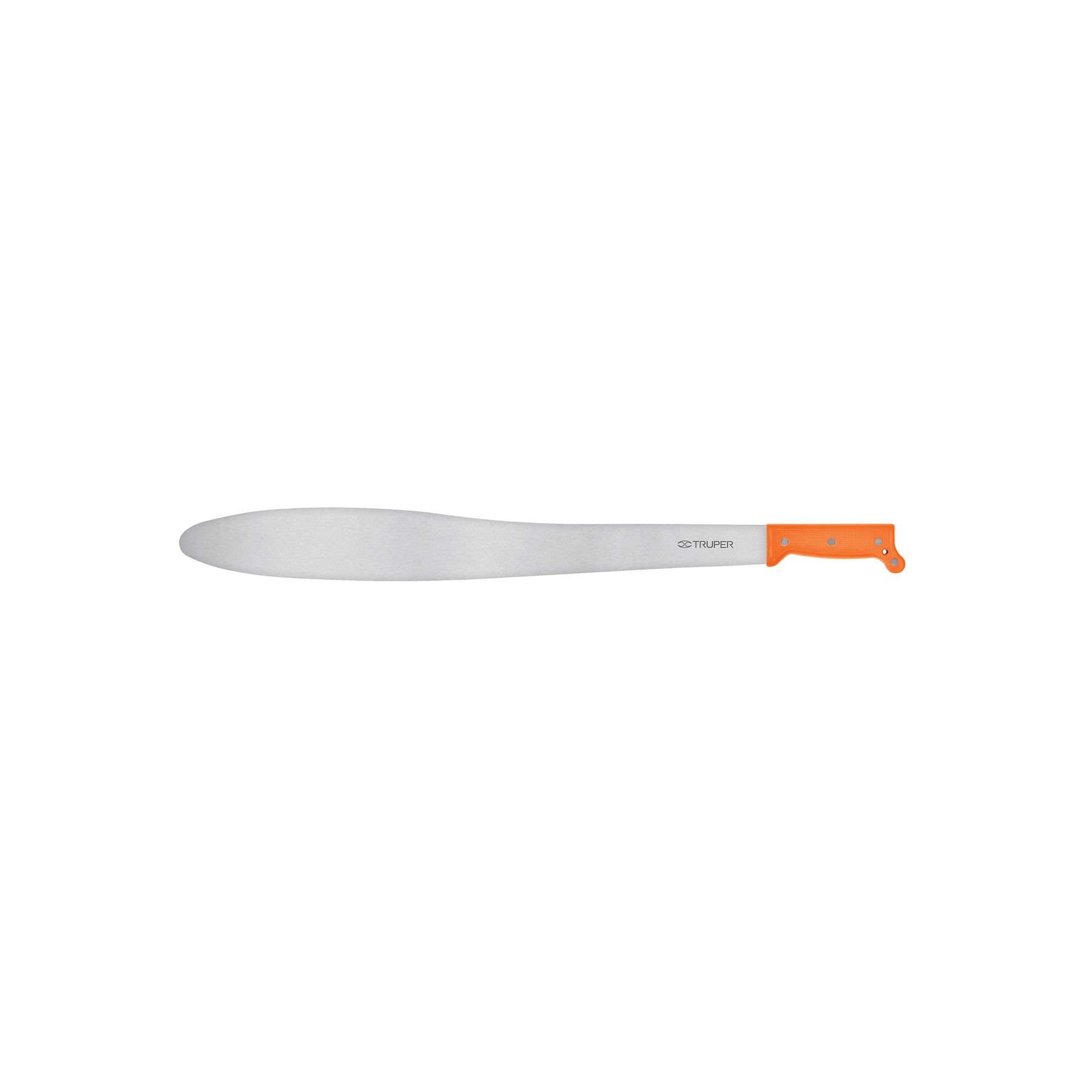 Machete Caguayano 24" cacha naranja remachada, Truper
