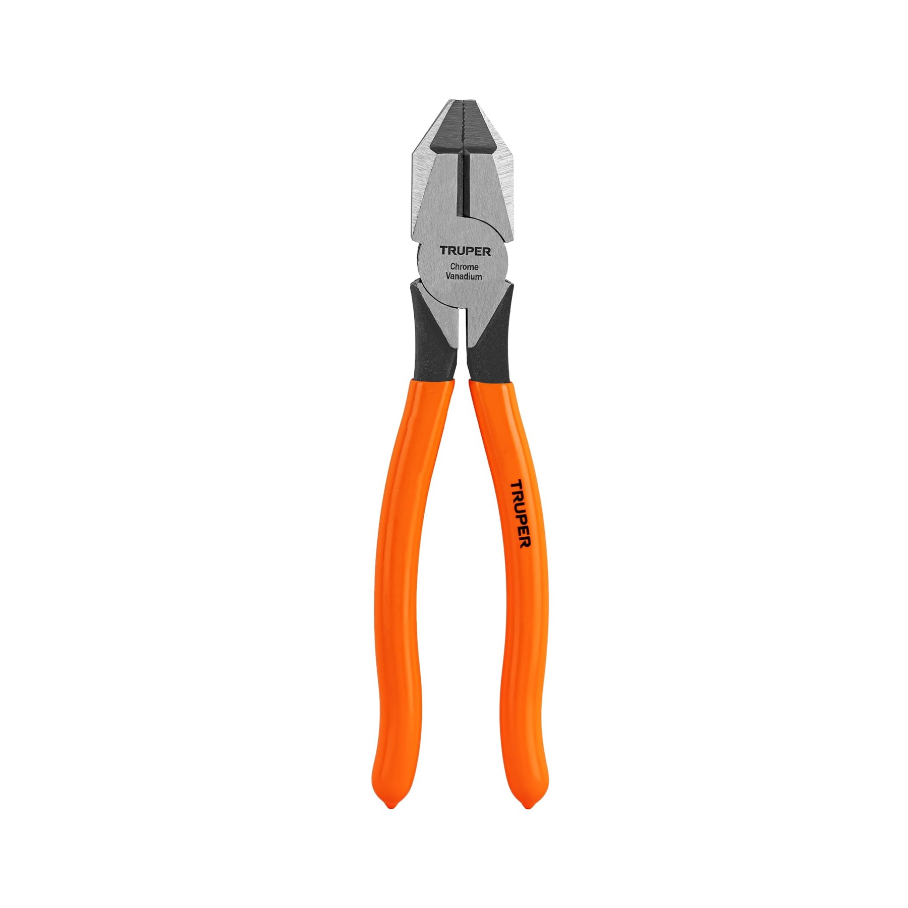 Pinza para electricista 8" cabeza cuadrada mango PVC,  Truper