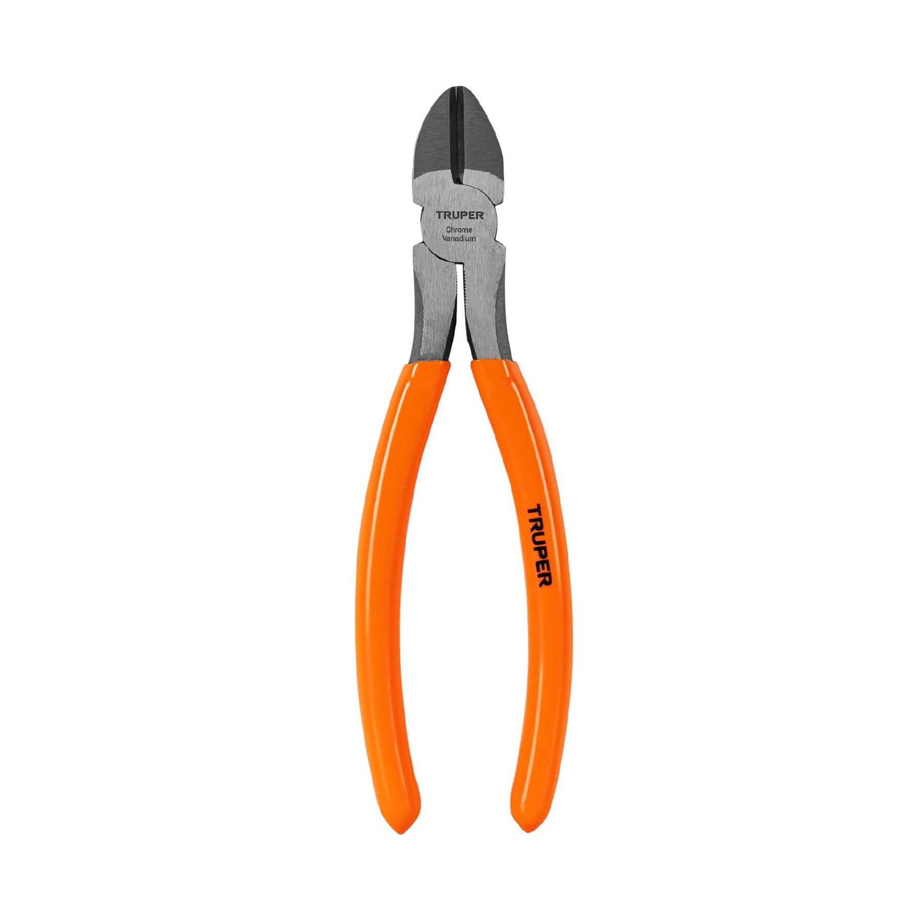 Pinza de corte diagonal 7" mango de PVC, Truper