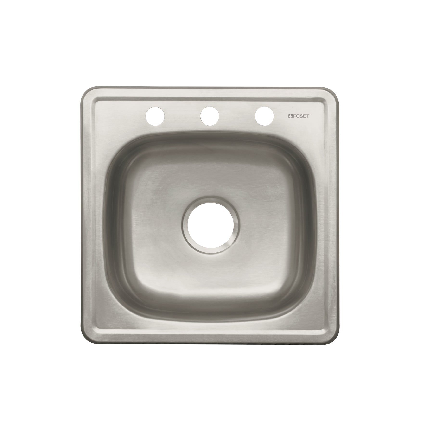 Tarja de empotrar sencilla 48x48cm, Foset Basic