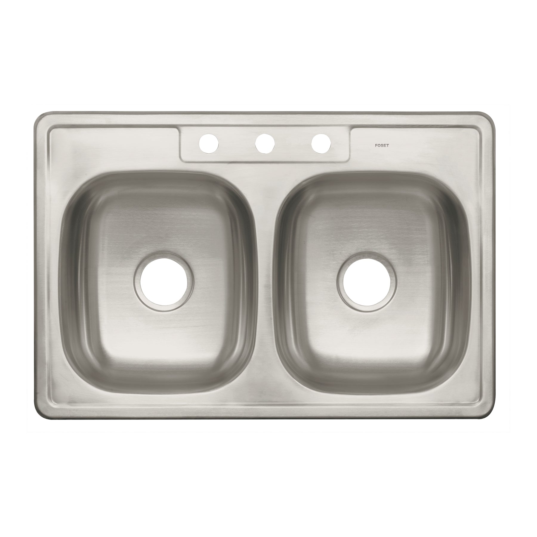 Tarja de empotrar 84 x 56 cm doble tina, Foset, TA-842T, 49174