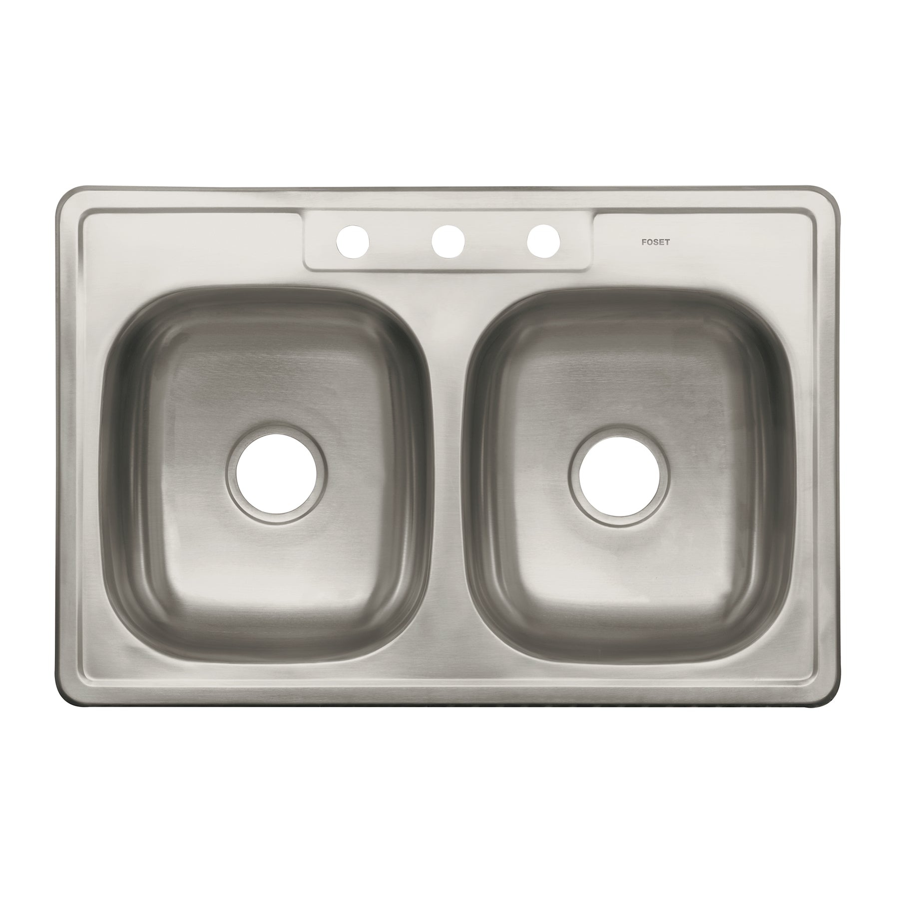 Tarja de empotrar 84x56cm doble tina BASIC, Foset, TA-842TB, 47024