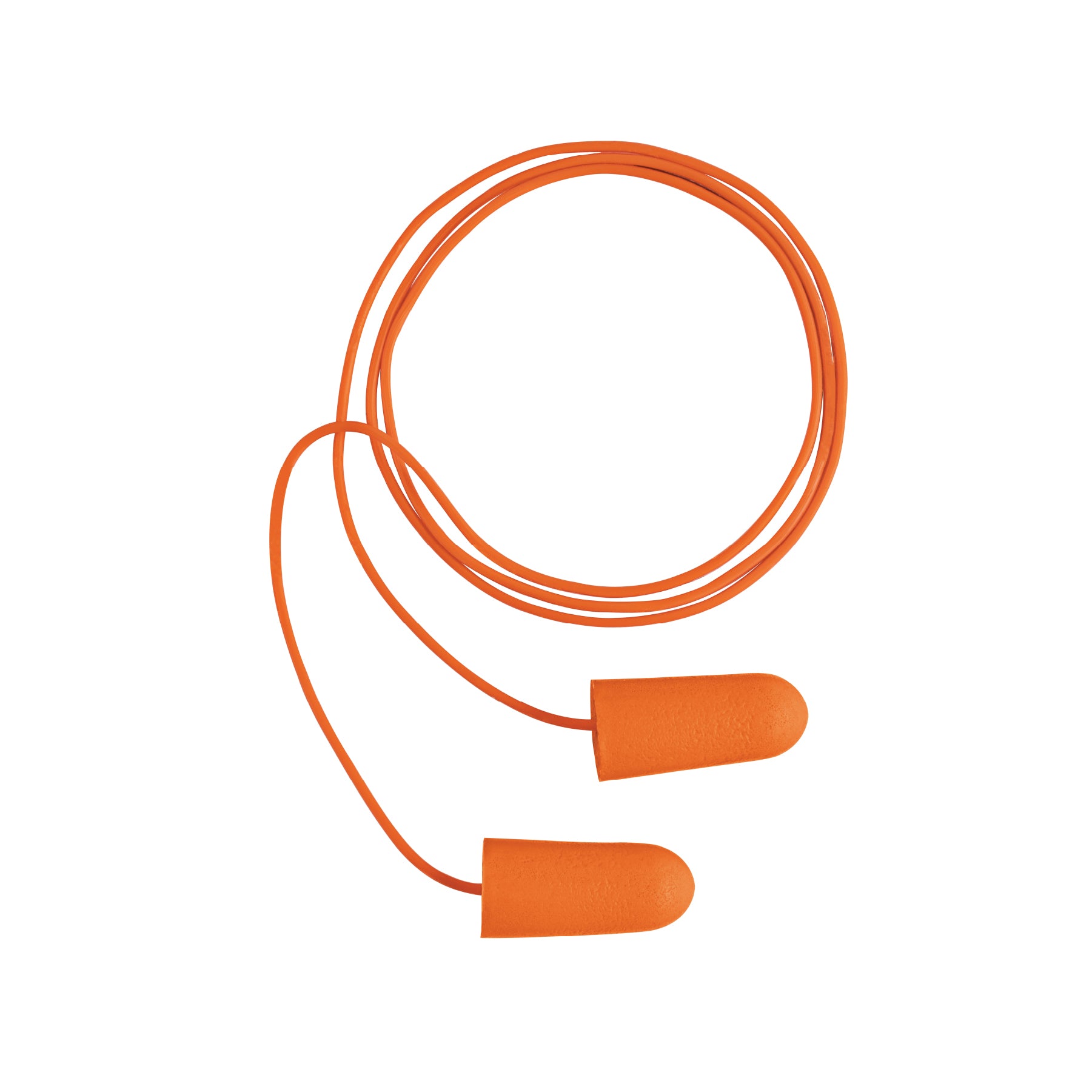 Tapón auditivo desechable de espuma con cordón, 100 pz