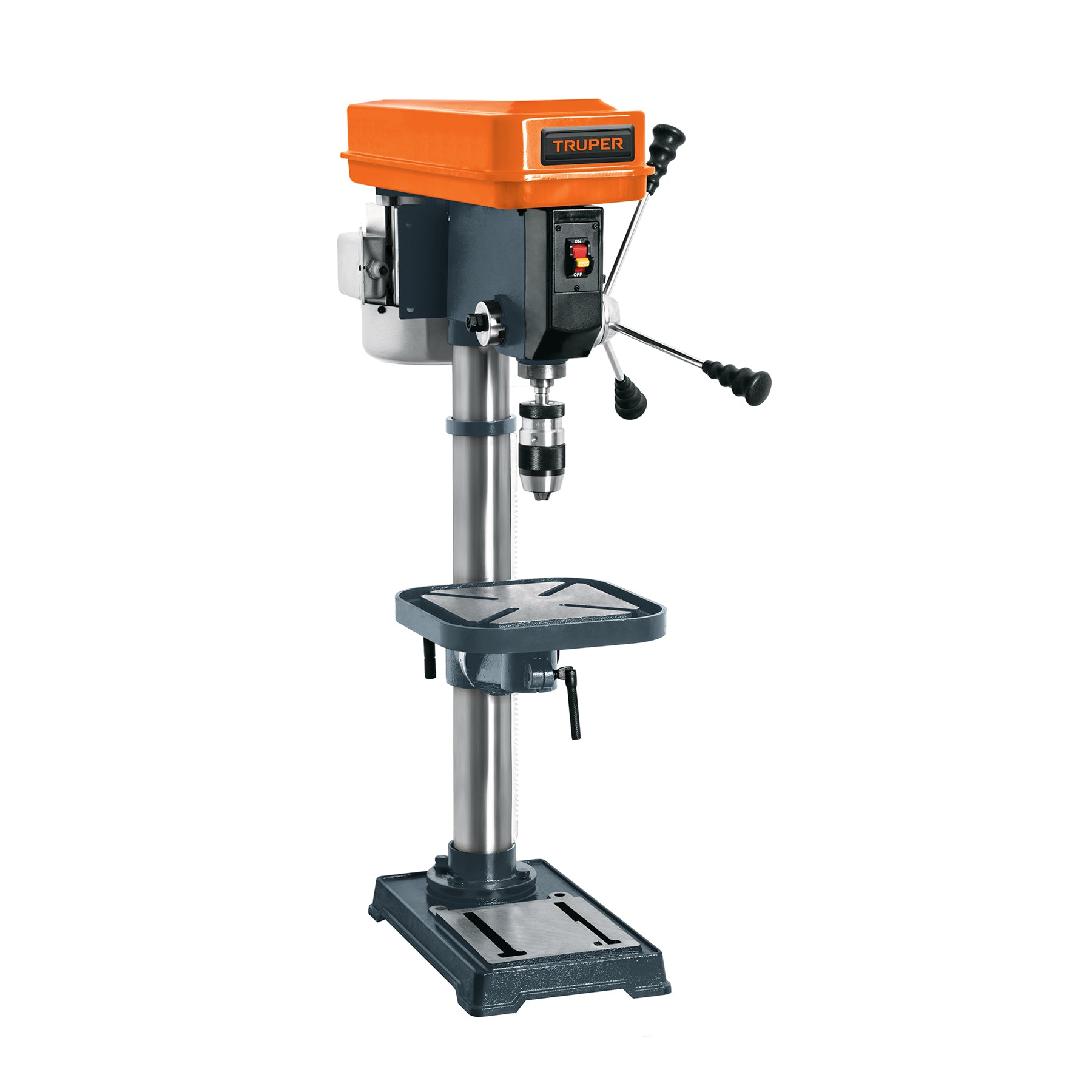 Taladro de piso 13", 3/4 HP (560 W), broquero 5/8", Truper