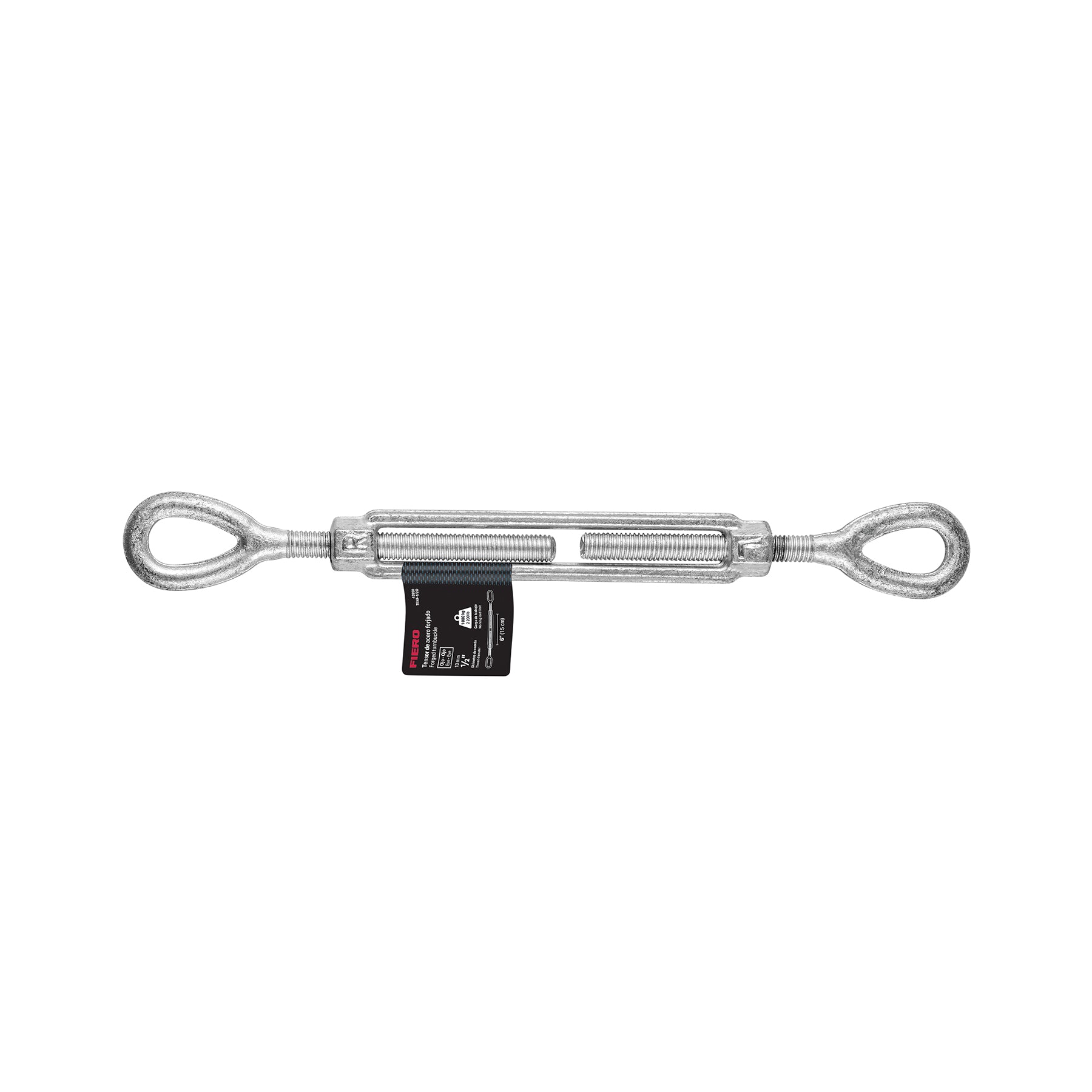 Tensor forjado 1/2" ojo - ojo, galvanizado, Fiero, TENF-1-2O, 43950