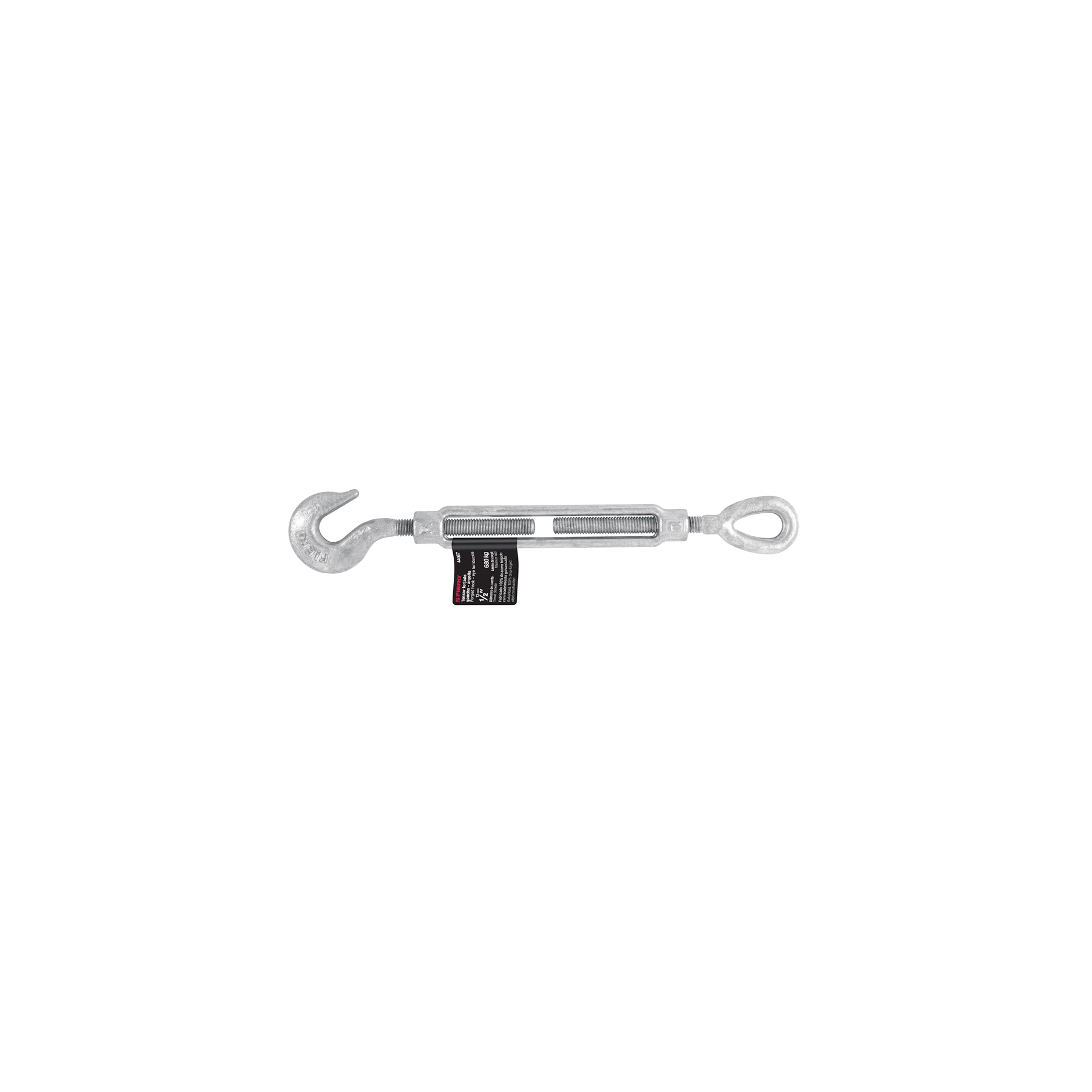 Tensor forjado 1/2" gancho-argolla, Fiero