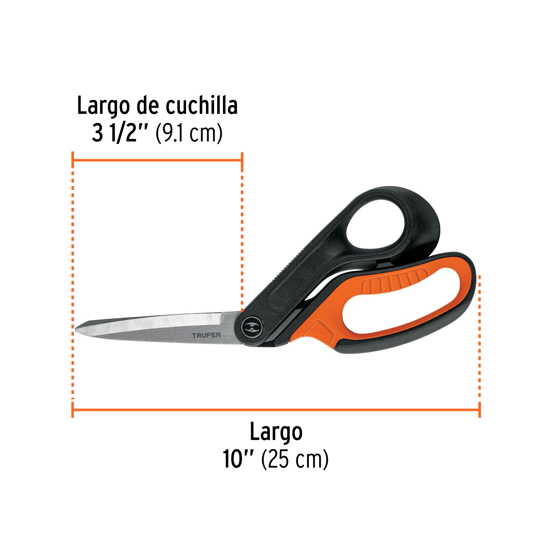 Tijera 10" multiusos de acero inoxidable Expert