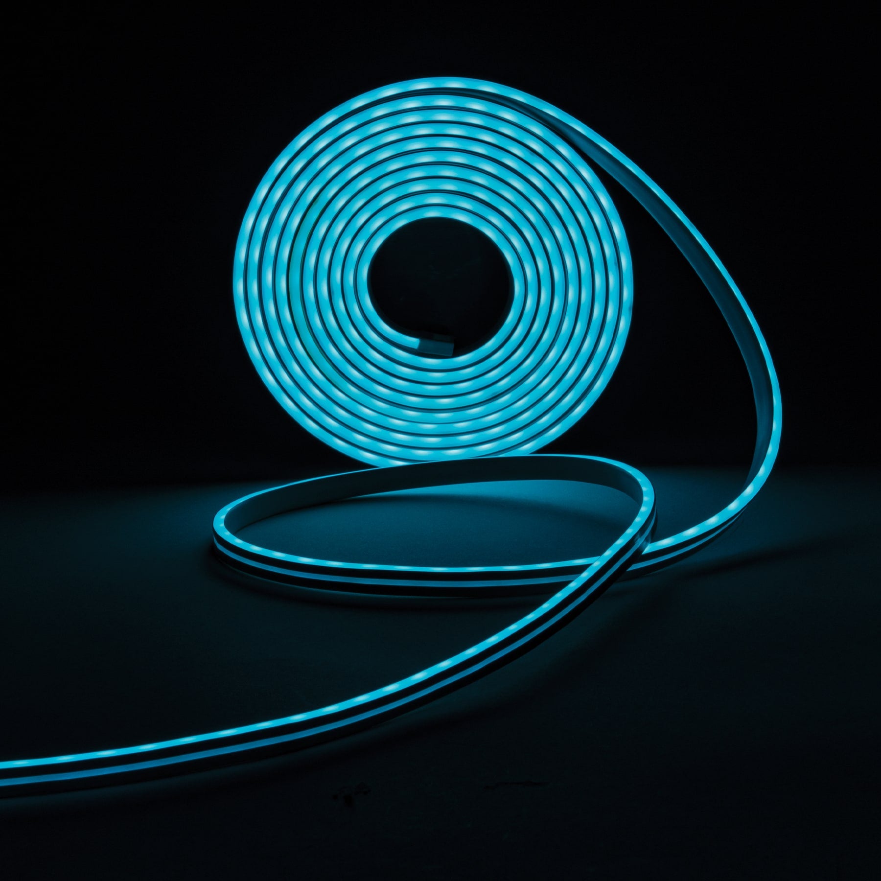 Tira flex LED neón 11 W para interior y exterior, 5 m, RGB, Volteck, TIR-10NL, 45345