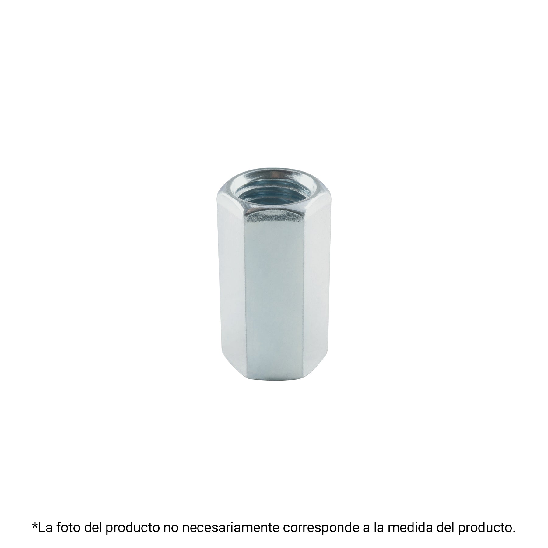 Bolsa con 5 tuercas cople, 7/16" acero galvanizado , FIERO