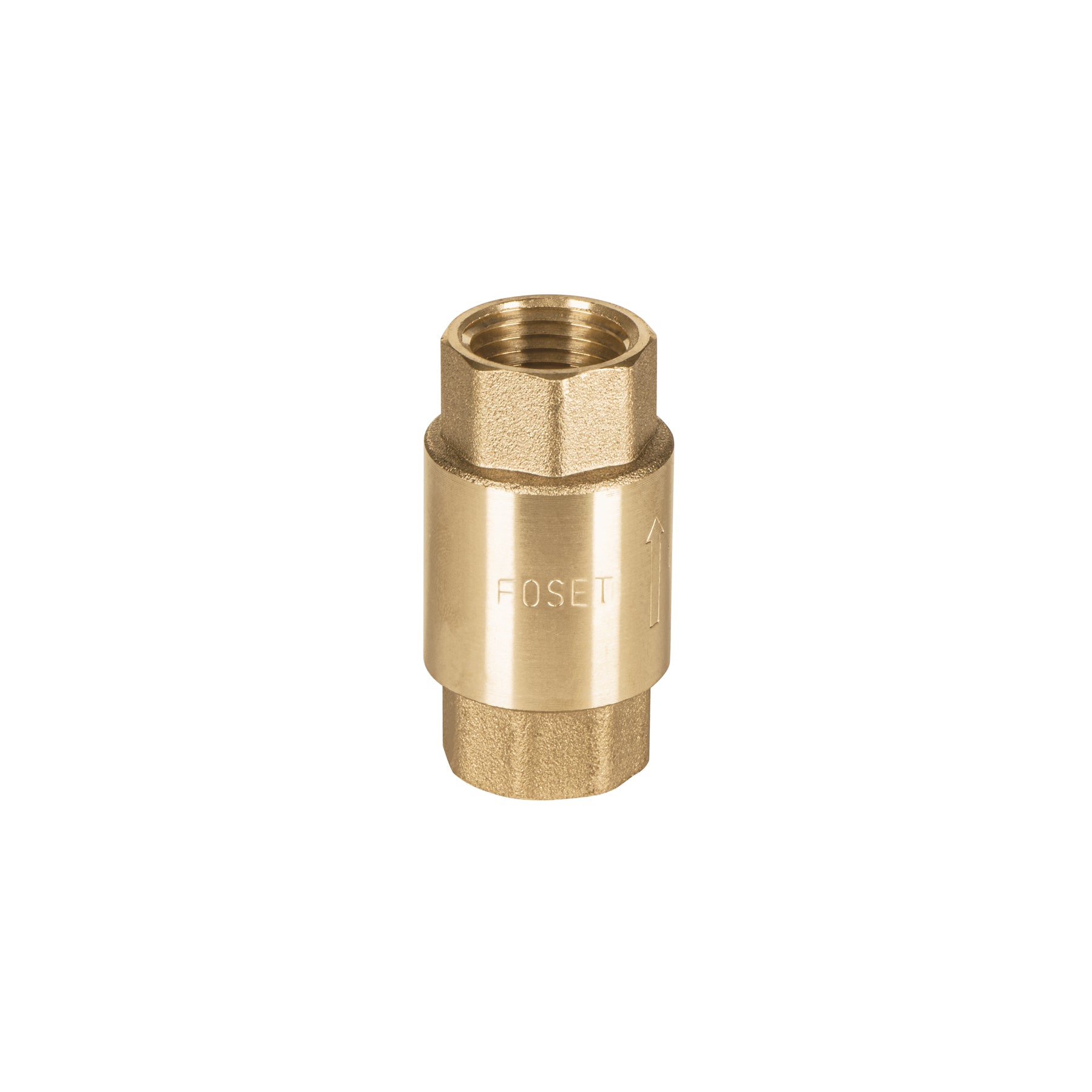 Válvula de retención de latón de 1/2", Foset, VARE-1/2, 49065