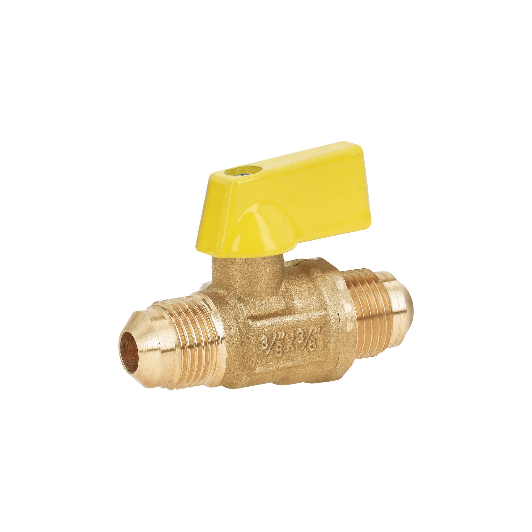 Válvula de control de latón para gas, 3/8x3/8" Flare, Foset, VG-554-F, 44816