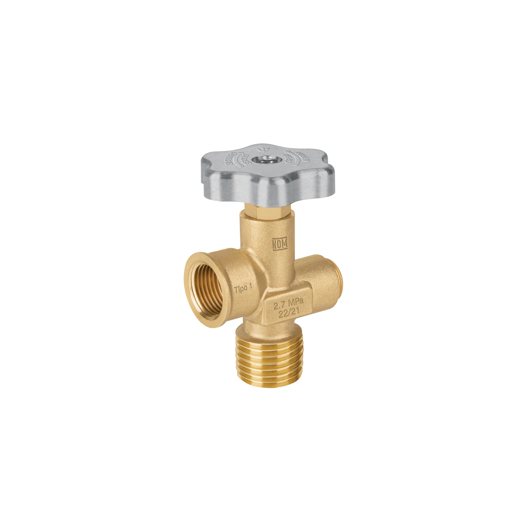 Válvula para cilindros de gas LP hasta 45 kg, Foset, VGC-560, 47651