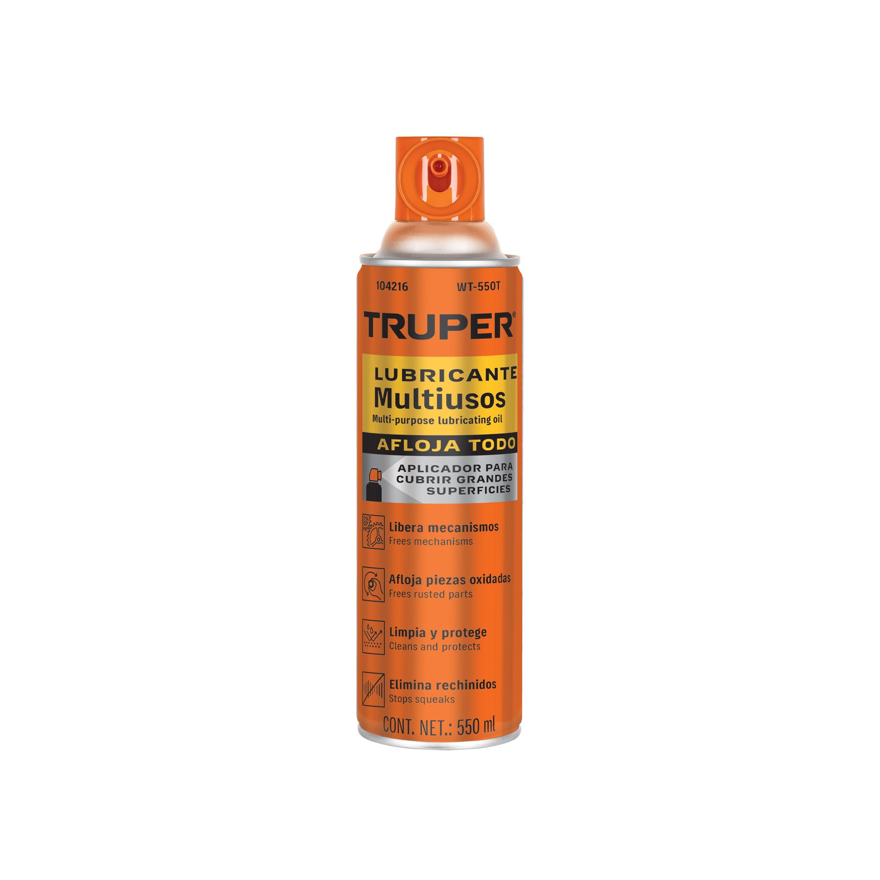 Lubricante multiusos aerosol para grandes superficies 550 ml