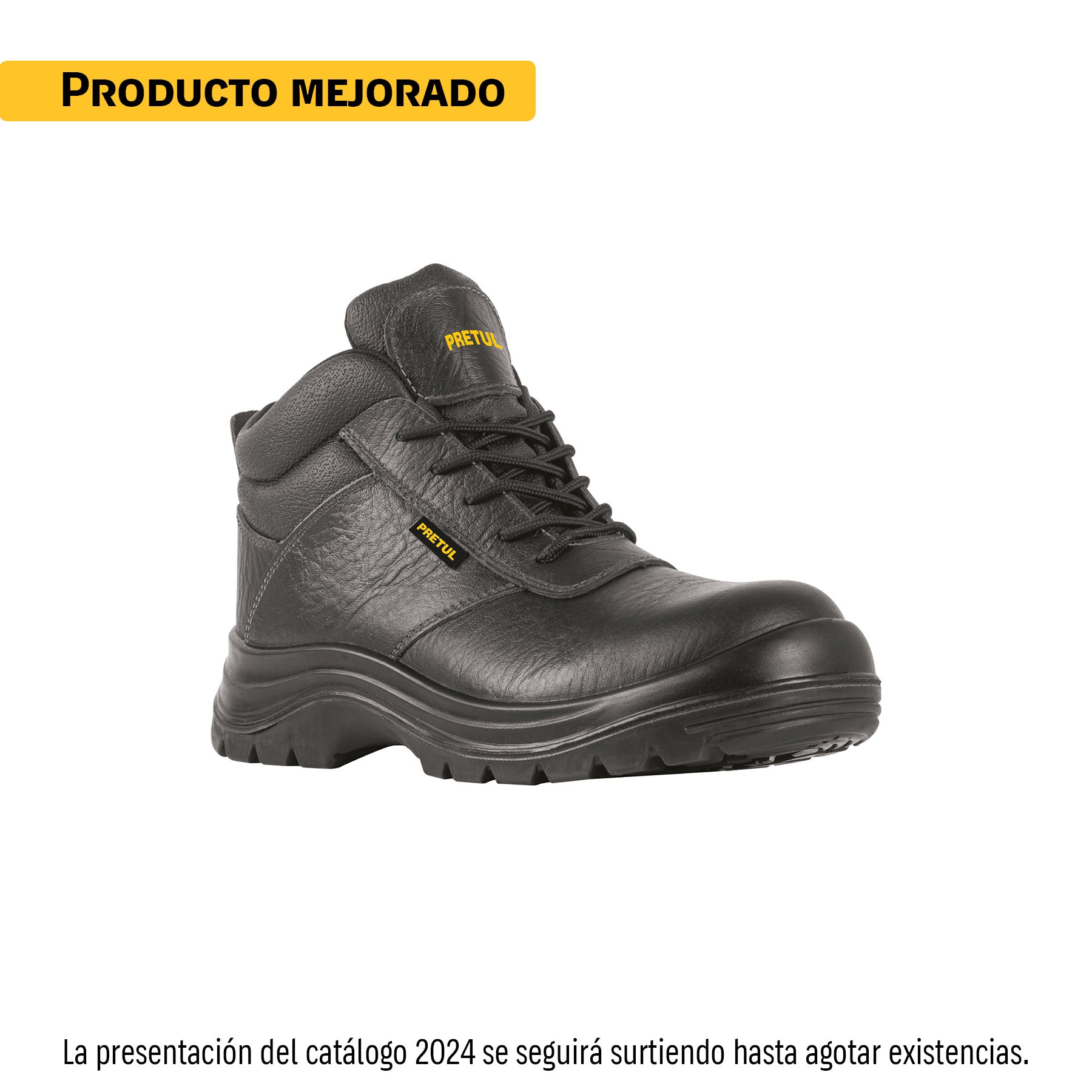 Bota de seguridad negra, #26, casquillo de composite, Pretul, ZC-026N, 25991
