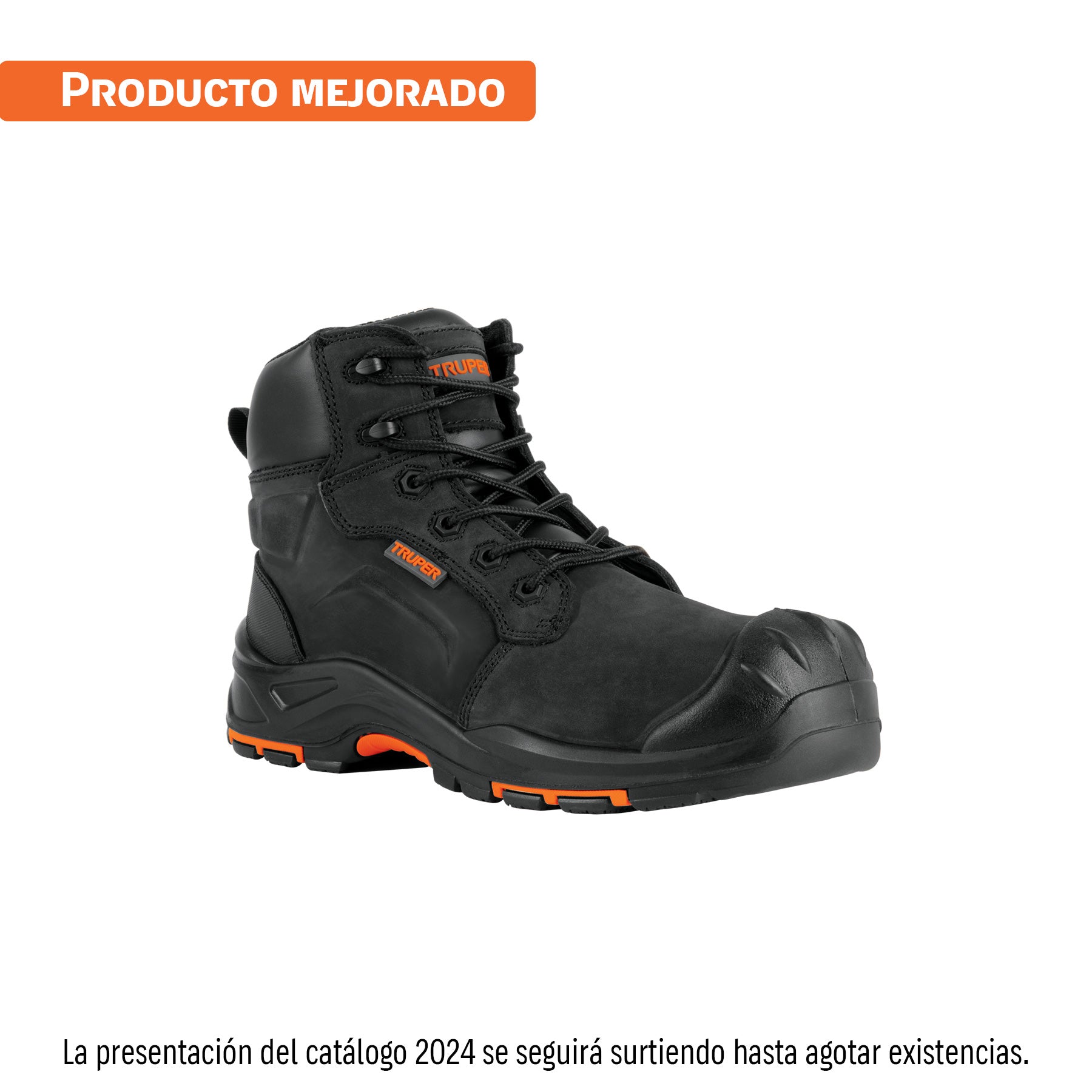 Bota de seguridad negra, #30 dieléctrica antifatiga, Truper