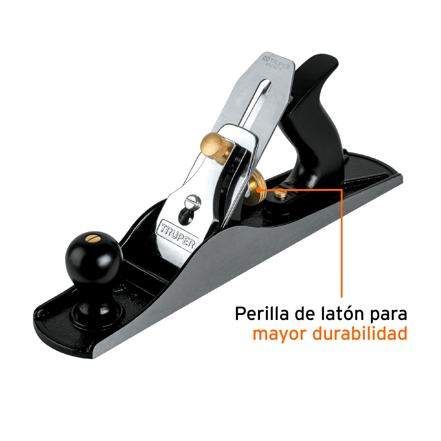 Cepillo para carpintero #5 base lisa, Truper