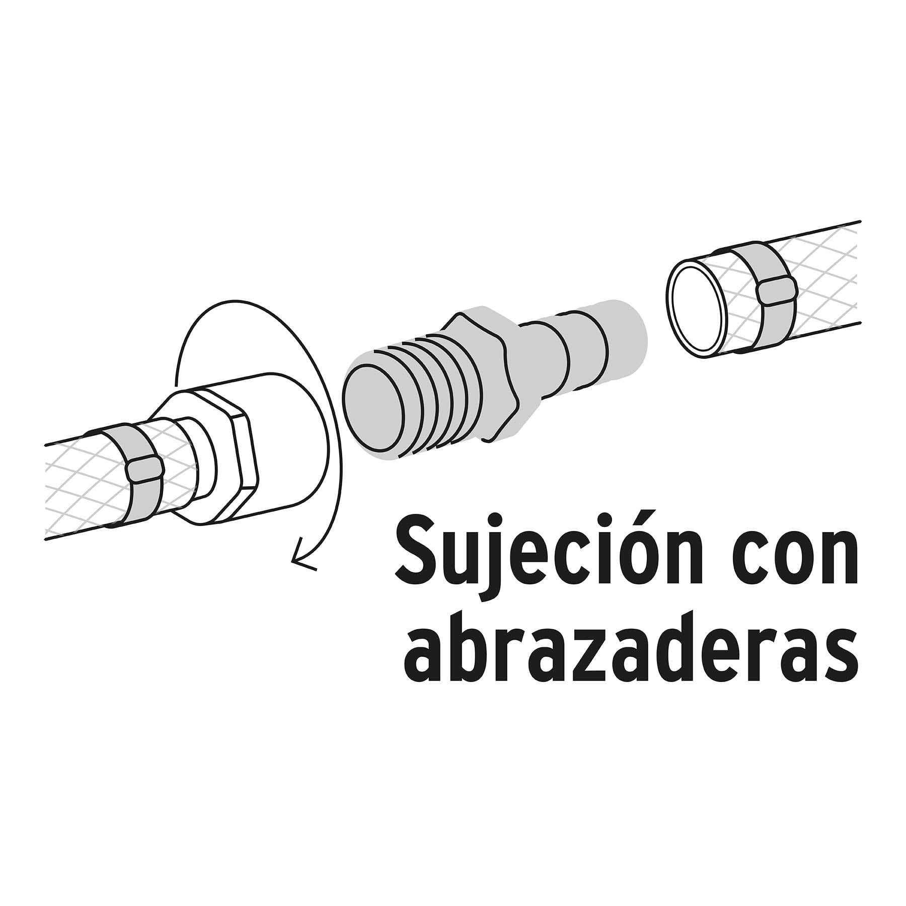 Adaptador macho de latón 1/2" para poliducto, Foset