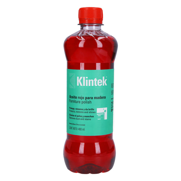 Aceite rojo para muebles,  480 ml,  Klintek
