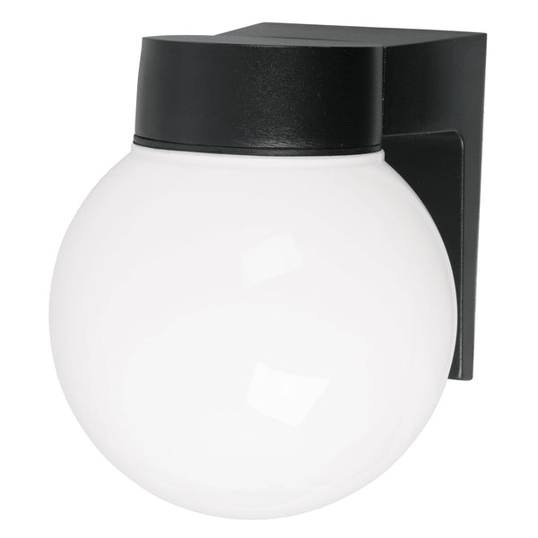 Arbotante de LED 8 W tipo globo luz cálida,  Volteck