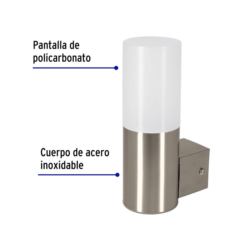 Arbotante decorativo de LED 5 W 1 spot luz cálida,  Volteck