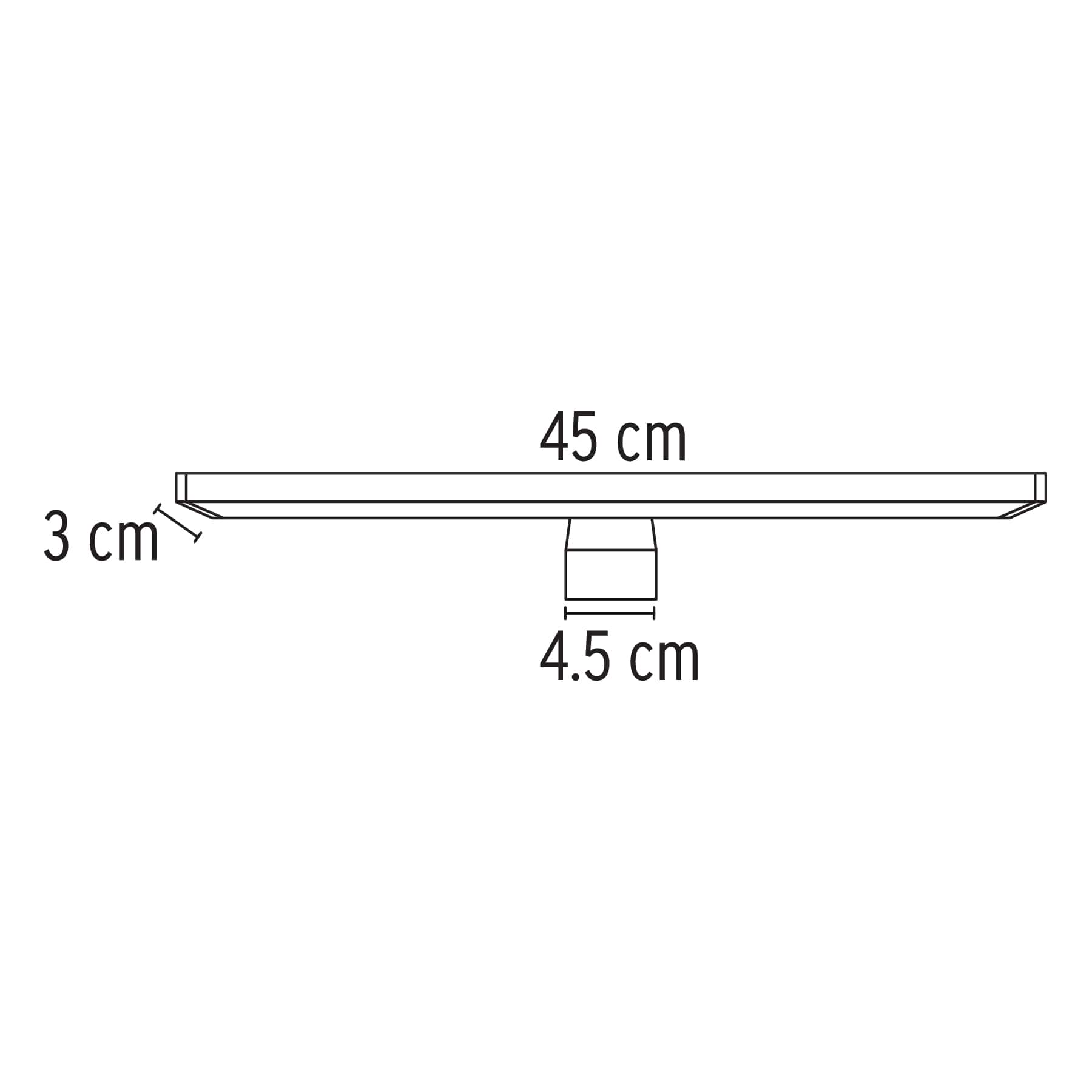 Arbotante decorativo de LED 10 W tipo barra para baño