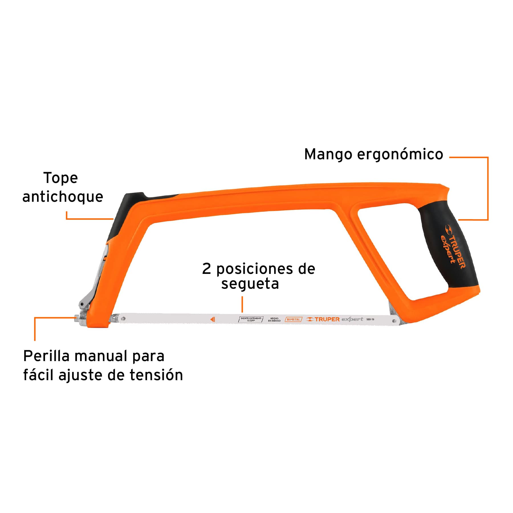 Arco 12" profesional extra pesado de 1 kg, Truper Expert