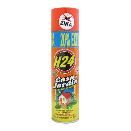 Insecticida en aerosol H24 casa y jardín, 372g