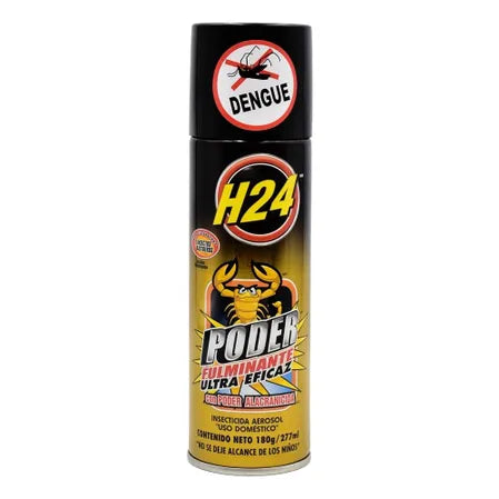 Insecticida en aerosol H24 poder fulminante, 180g
