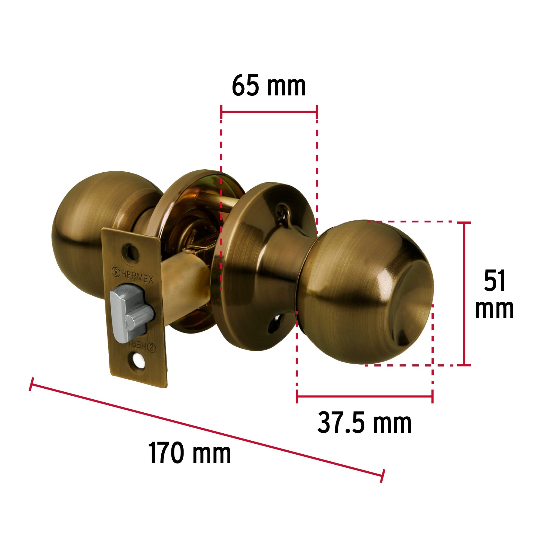 Cerradura tipo esfera, tubular, entrada, antiguo, BASIC