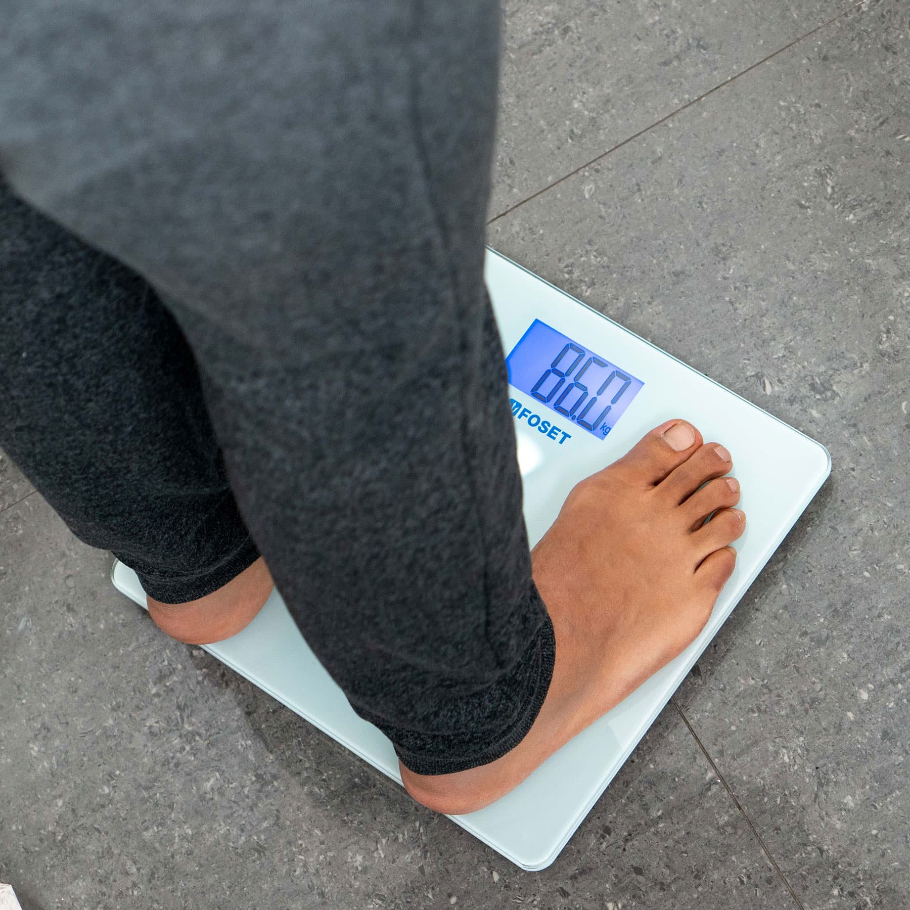 Báscula digital para baño, hasta 180 kg, Foset