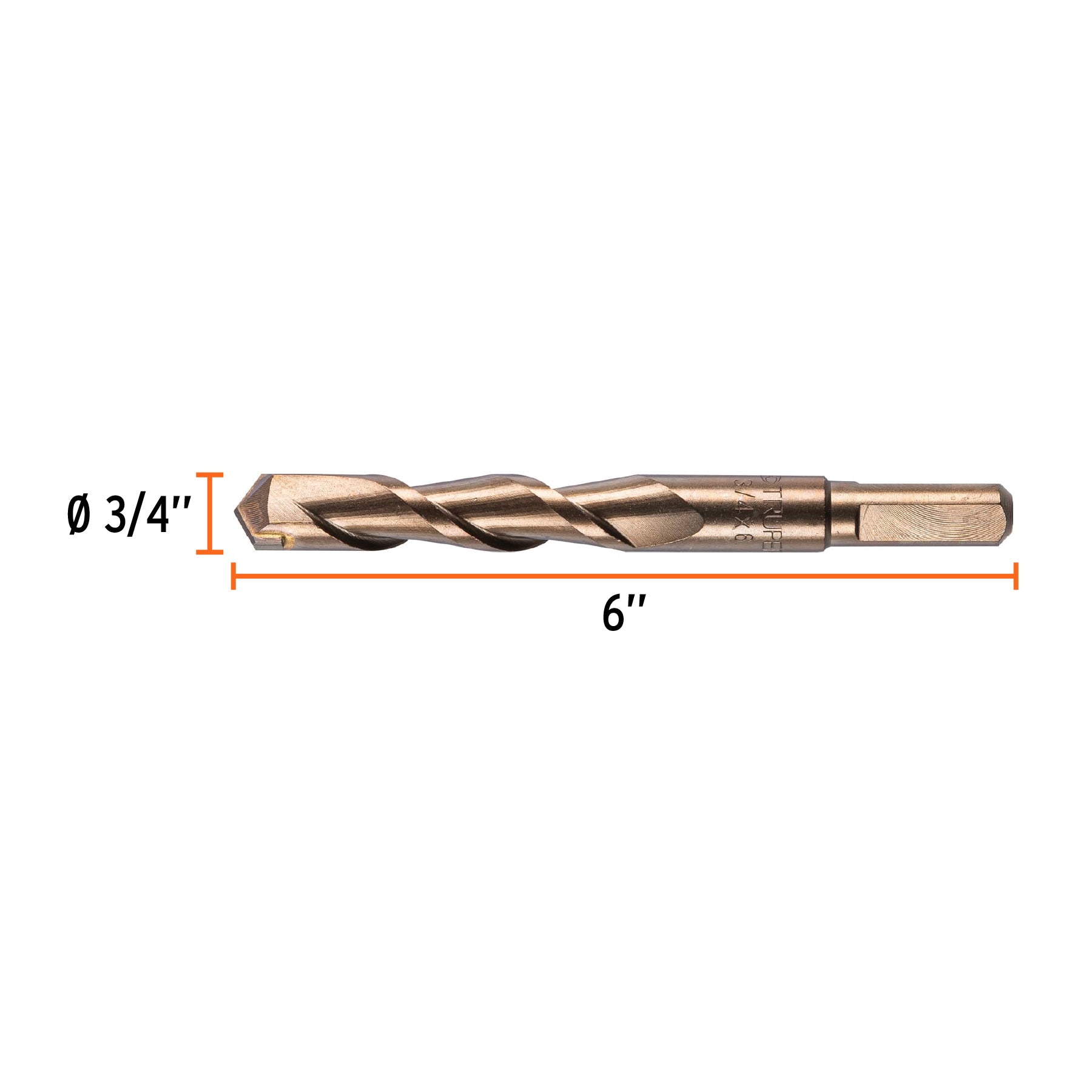 Broca para concreto de 3/4 x 6", Truper