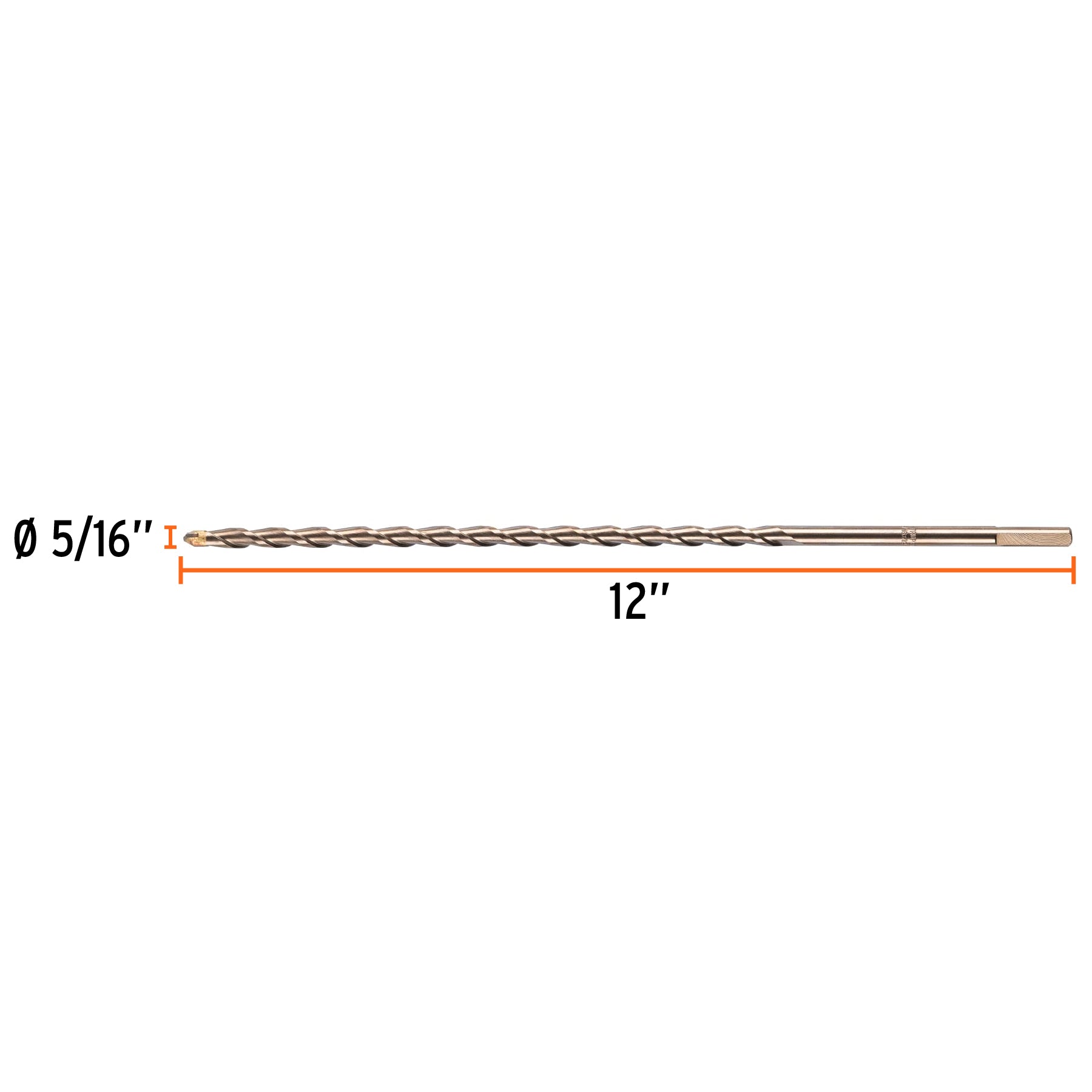 Broca para concreto de 5/16 x 12", Truper
