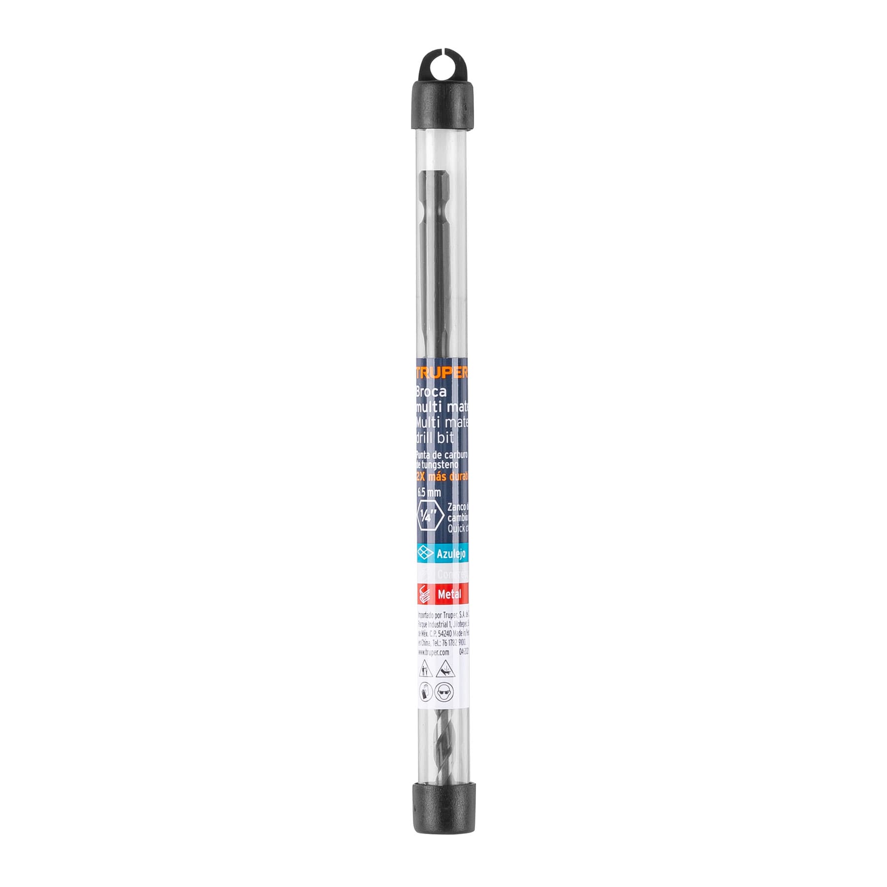 Broca multimaterial 1/4 x 6", Truper