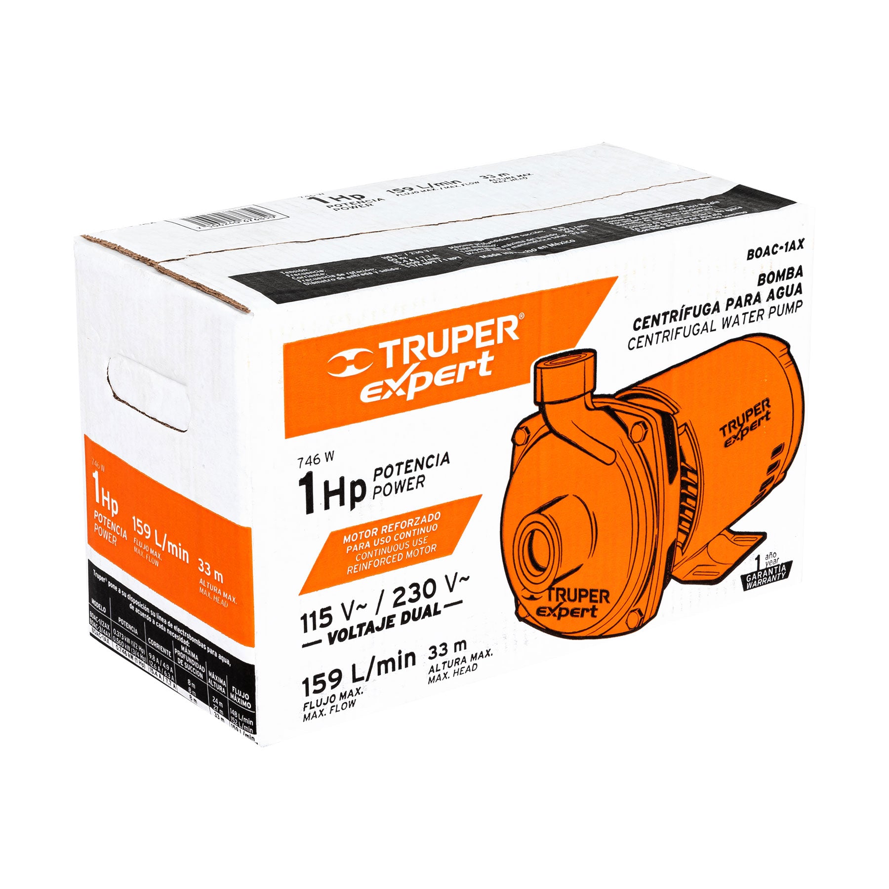Venta bomba centrifuga agua Truper Expert ToolTown México