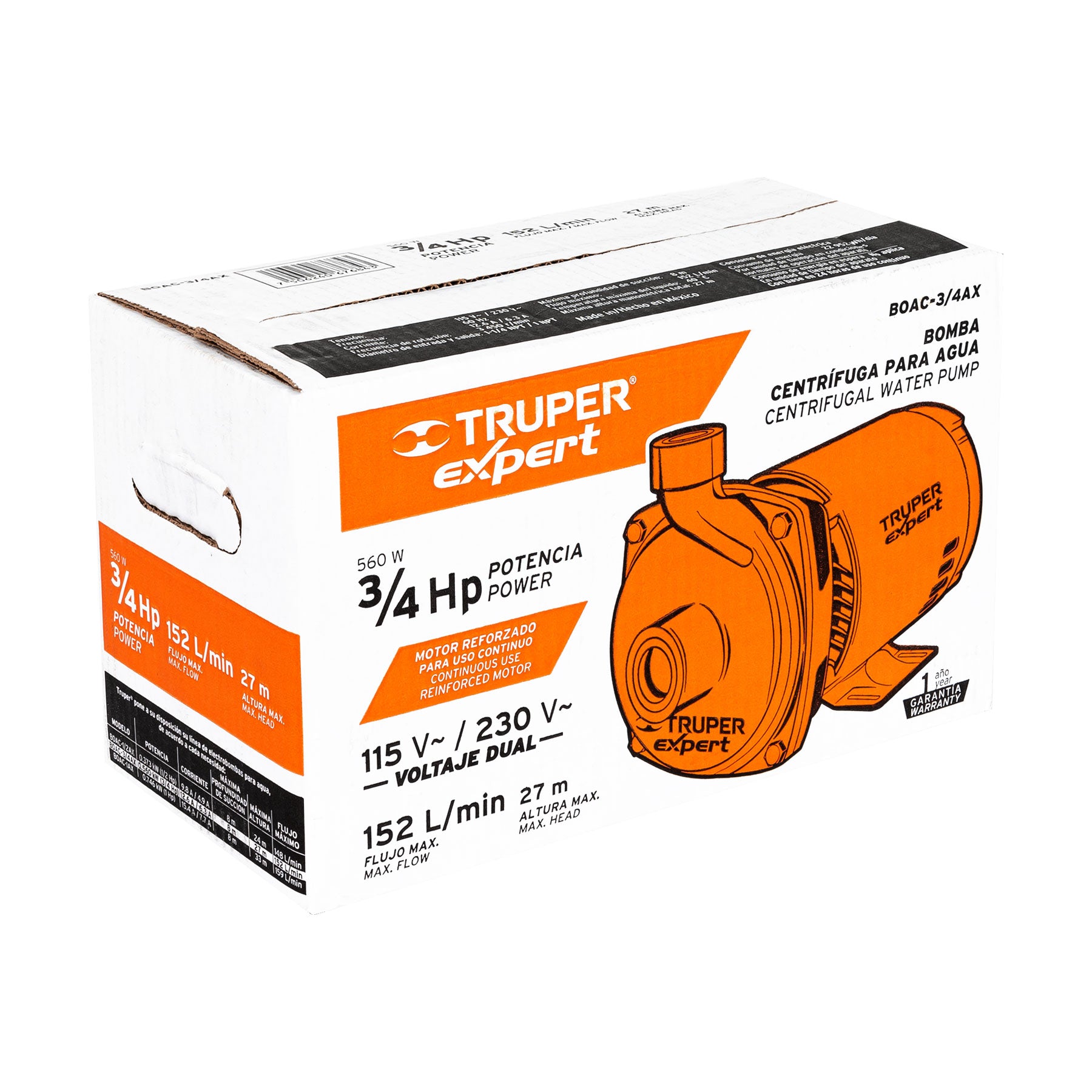 Venta bomba centrifuga agua Truper Expert ToolTown México