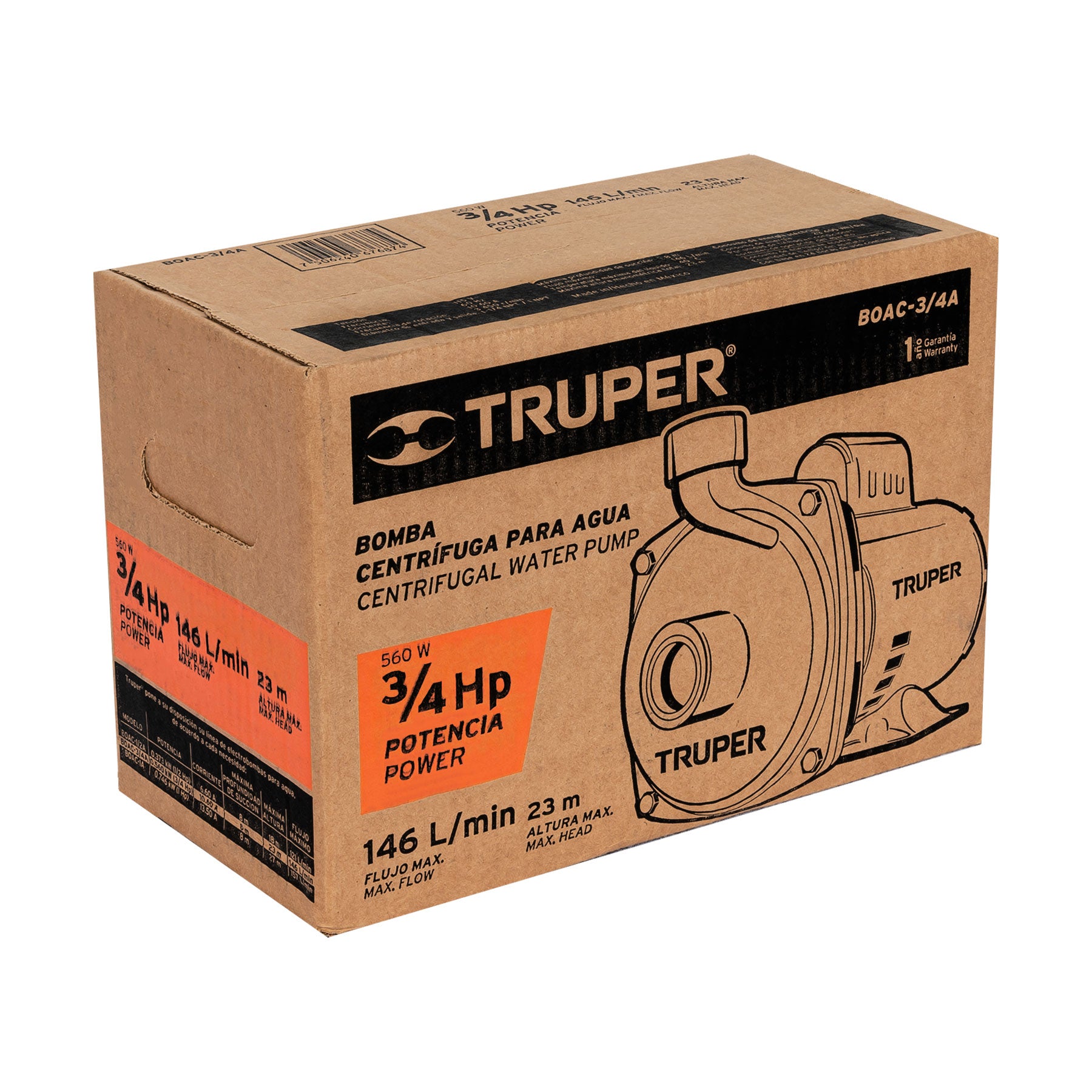 Venta bomba centrifuga agua Truper Expert ToolTown México