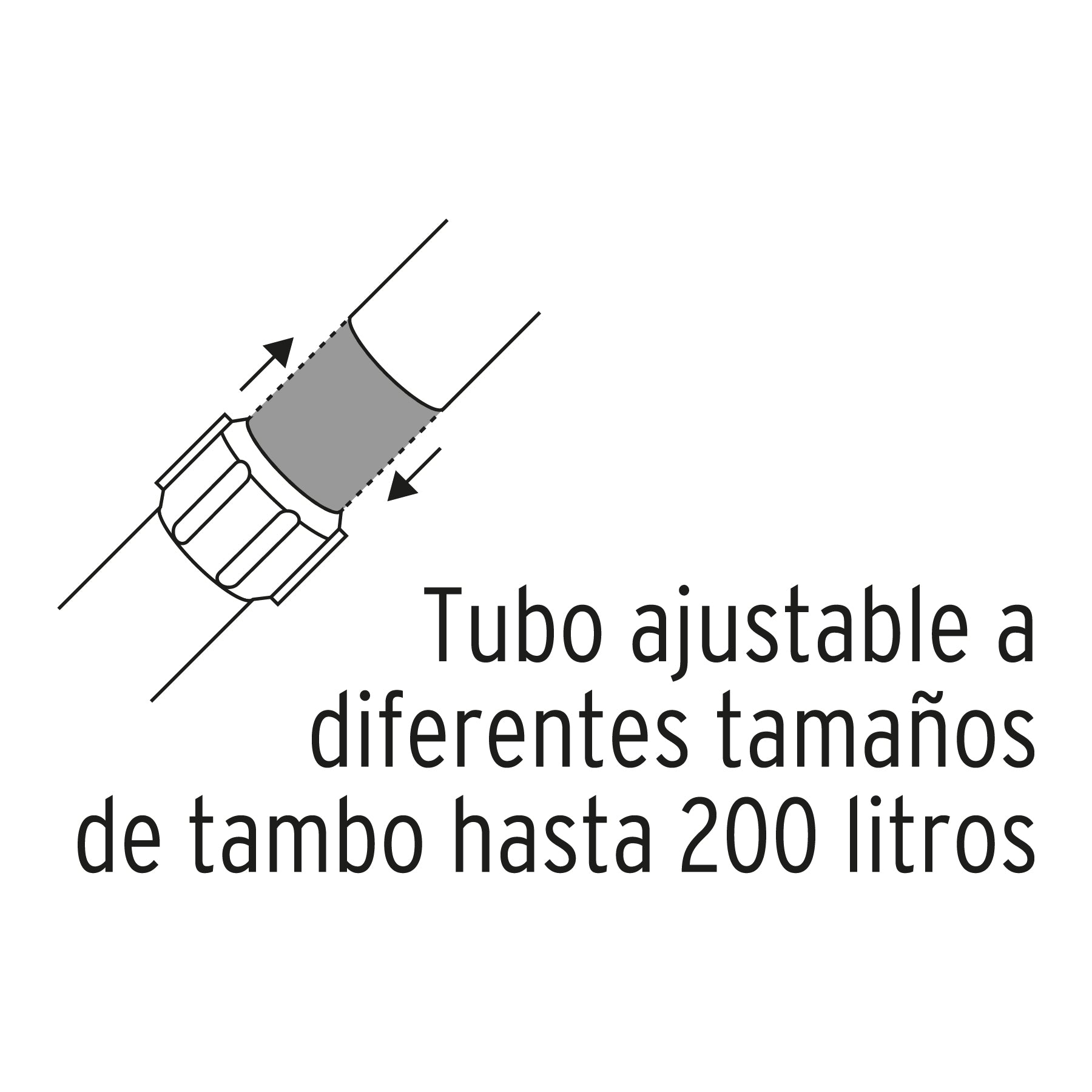 Bomba extractora de ácidos con manivela, Truper
