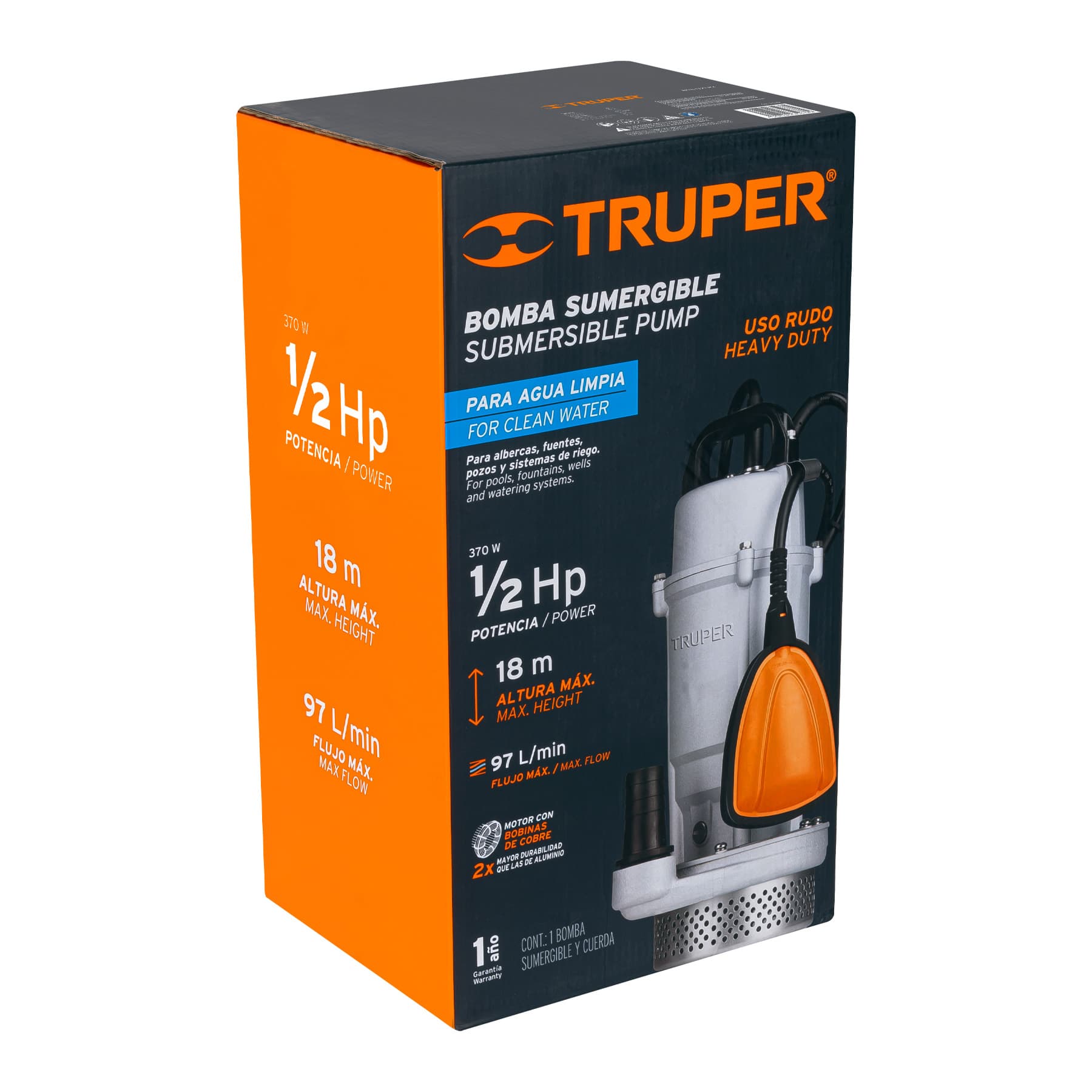 Venta bombas sumergibles agua Truper Petrul Tooltown México