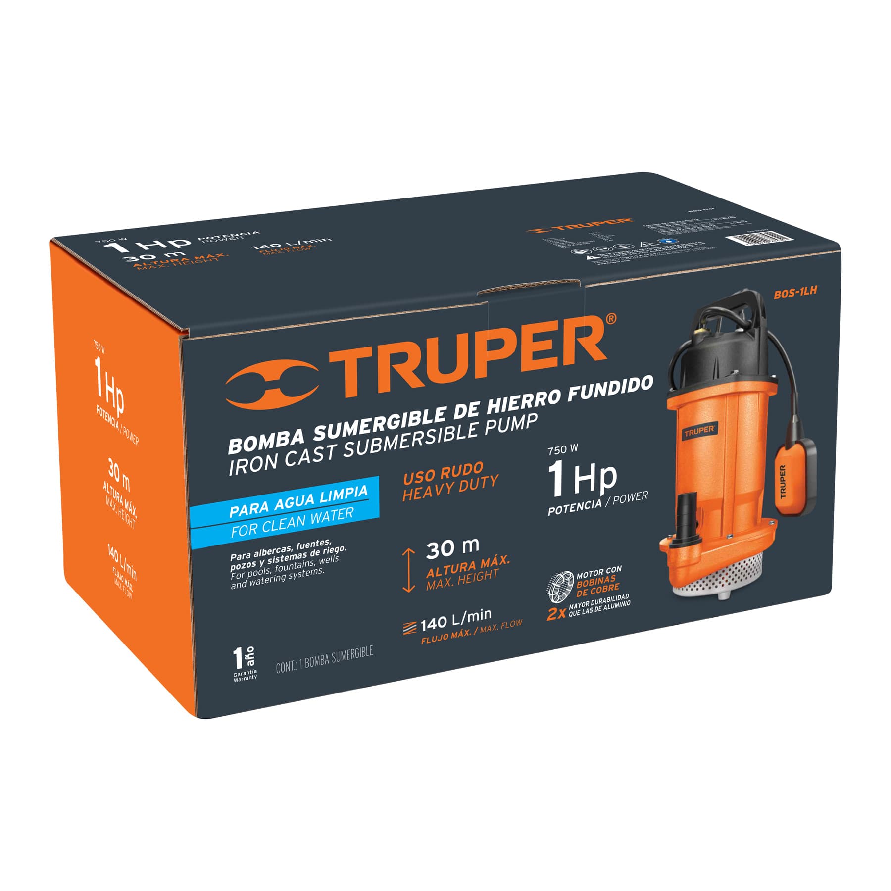 Venta bombas sumergibles agua Truper Petrul Tooltown México