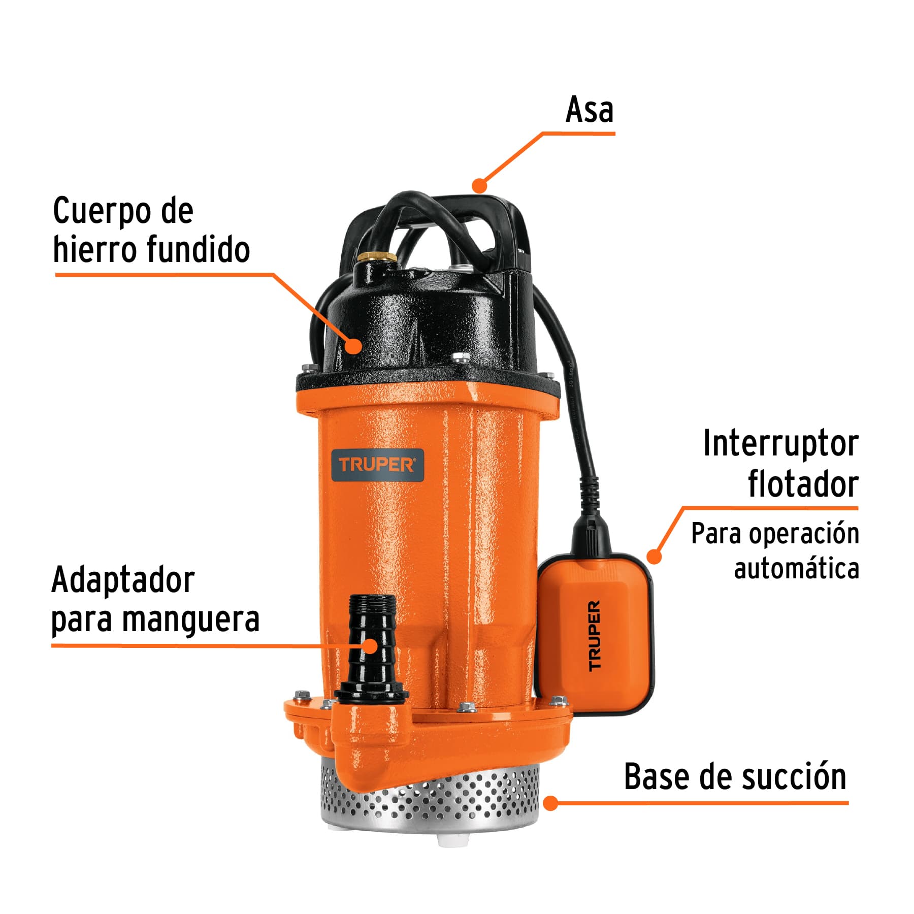 Venta bombas sumergibles agua Truper Petrul Tooltown México
