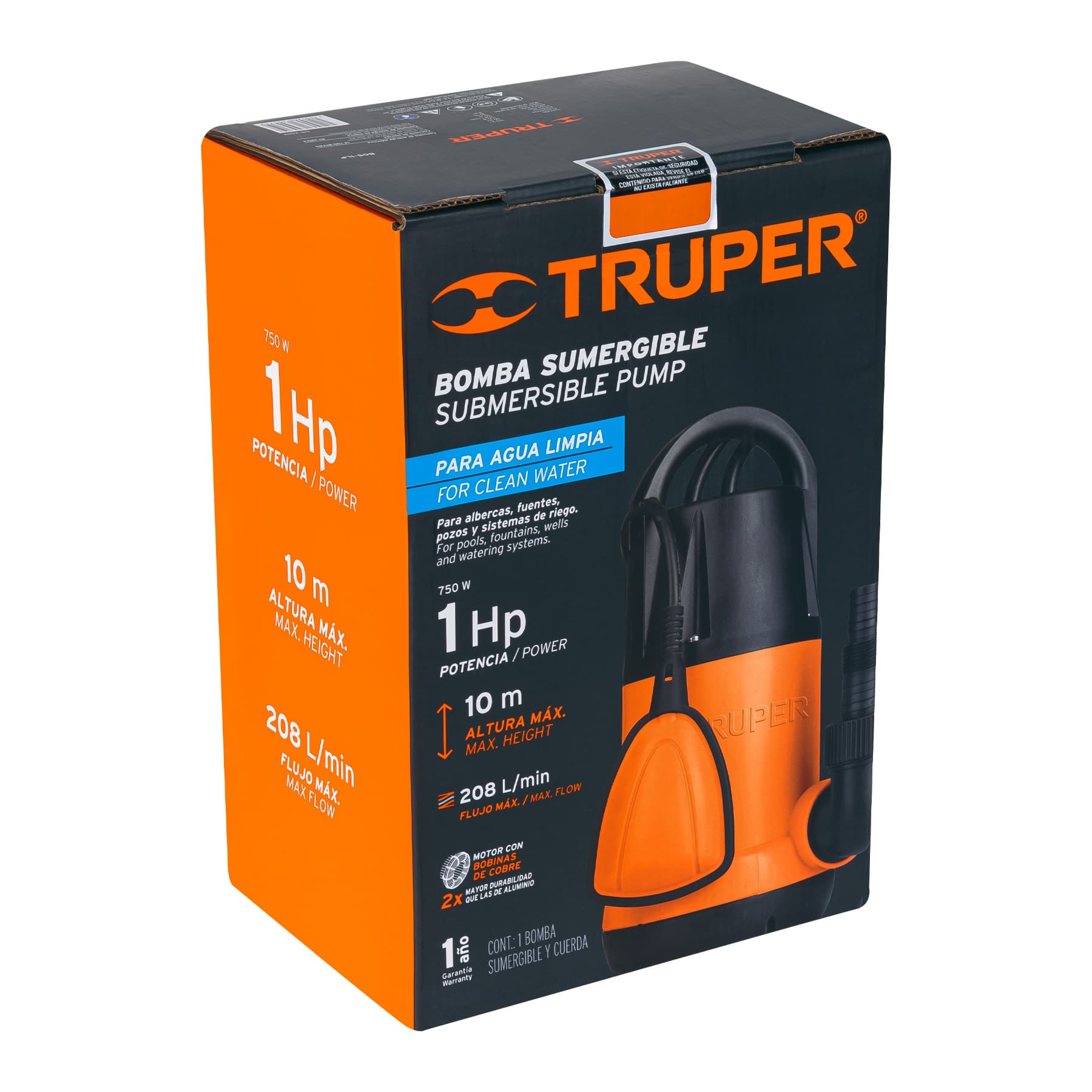 Venta bombas sumergibles agua Truper Petrul Tooltown México