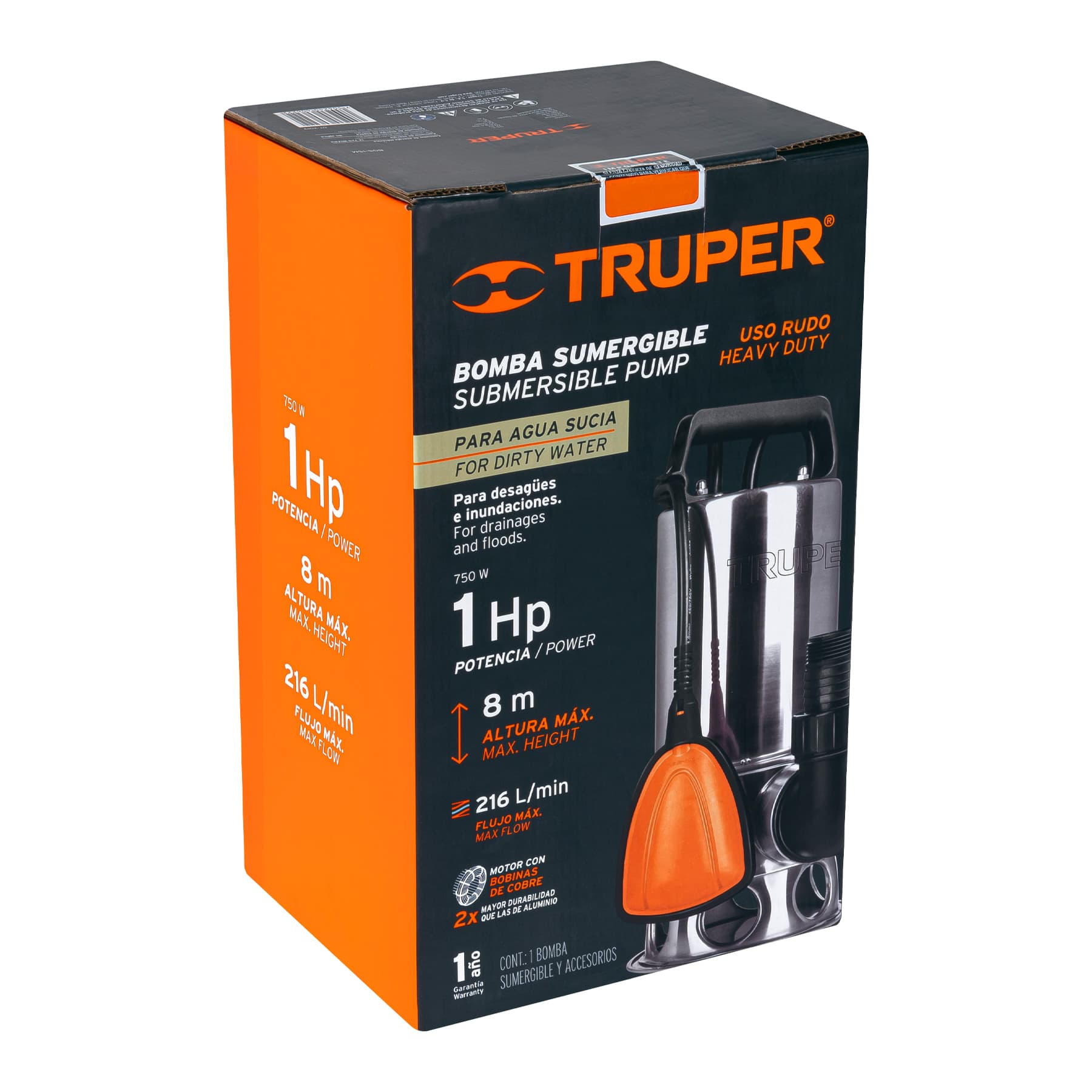 Venta bombas sumergibles agua Truper Petrul Tooltown México