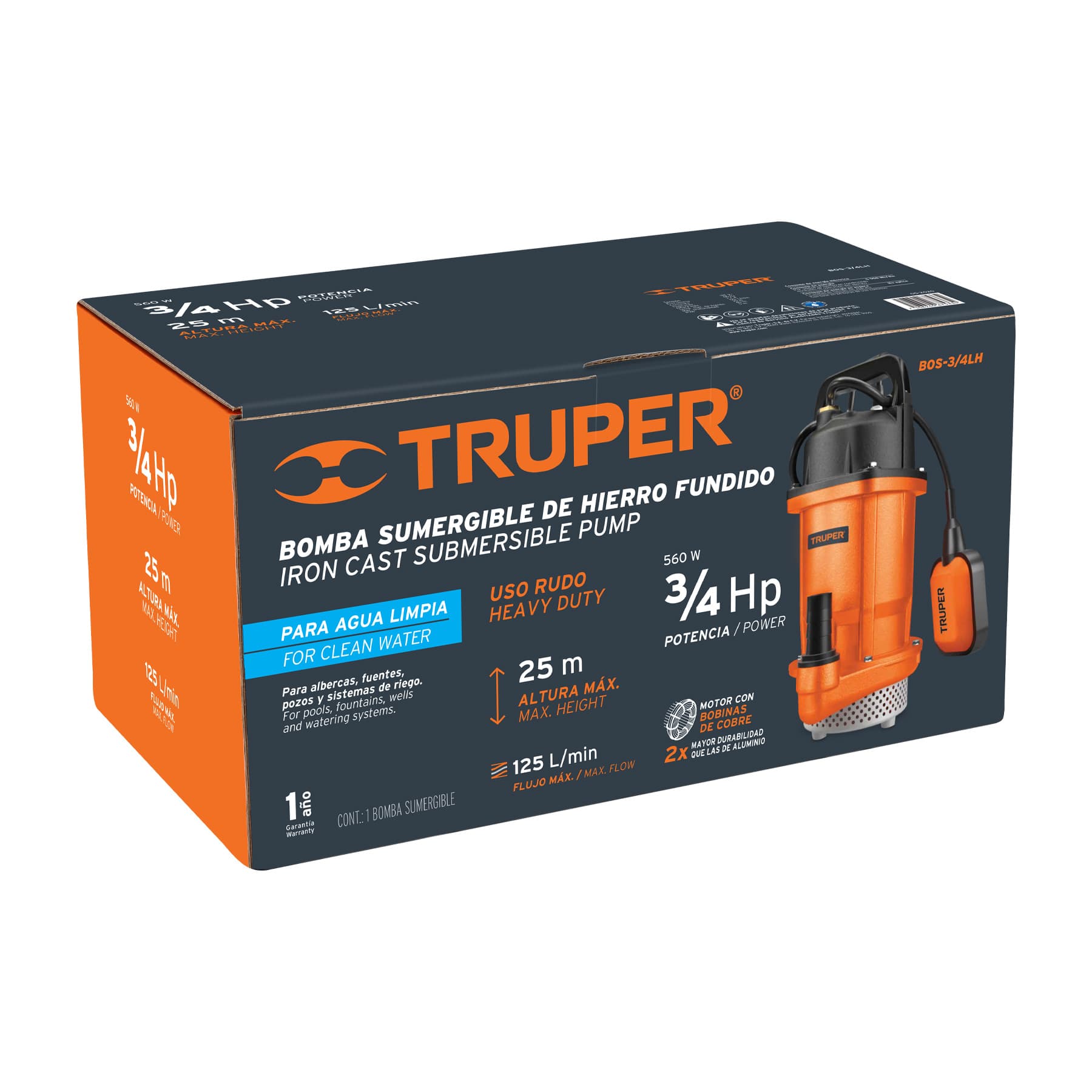Venta bombas sumergibles agua Truper Petrul Tooltown México