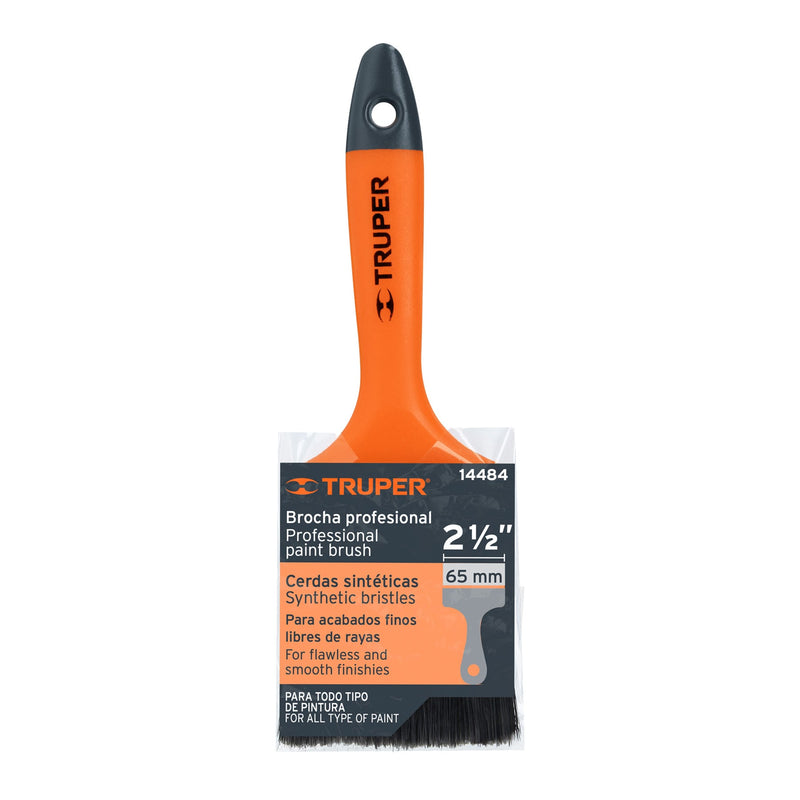 Brocha profesional de 2-1/2" con mango de plástico,  Truper